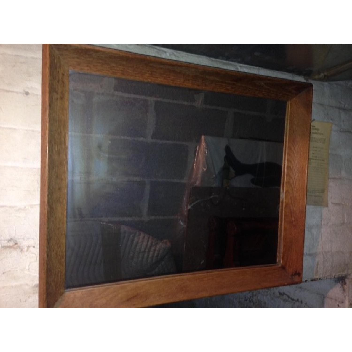 Wood Framed Mirror - image-2