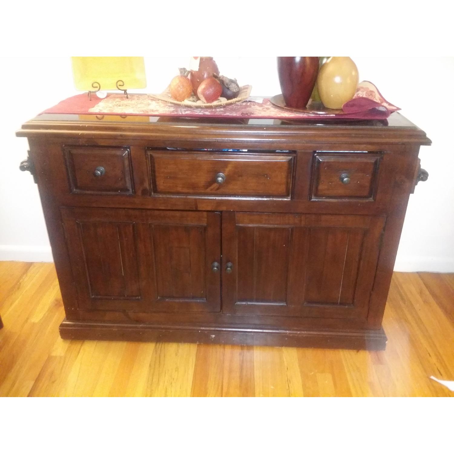 Granite Top Kitchen Island - image-2