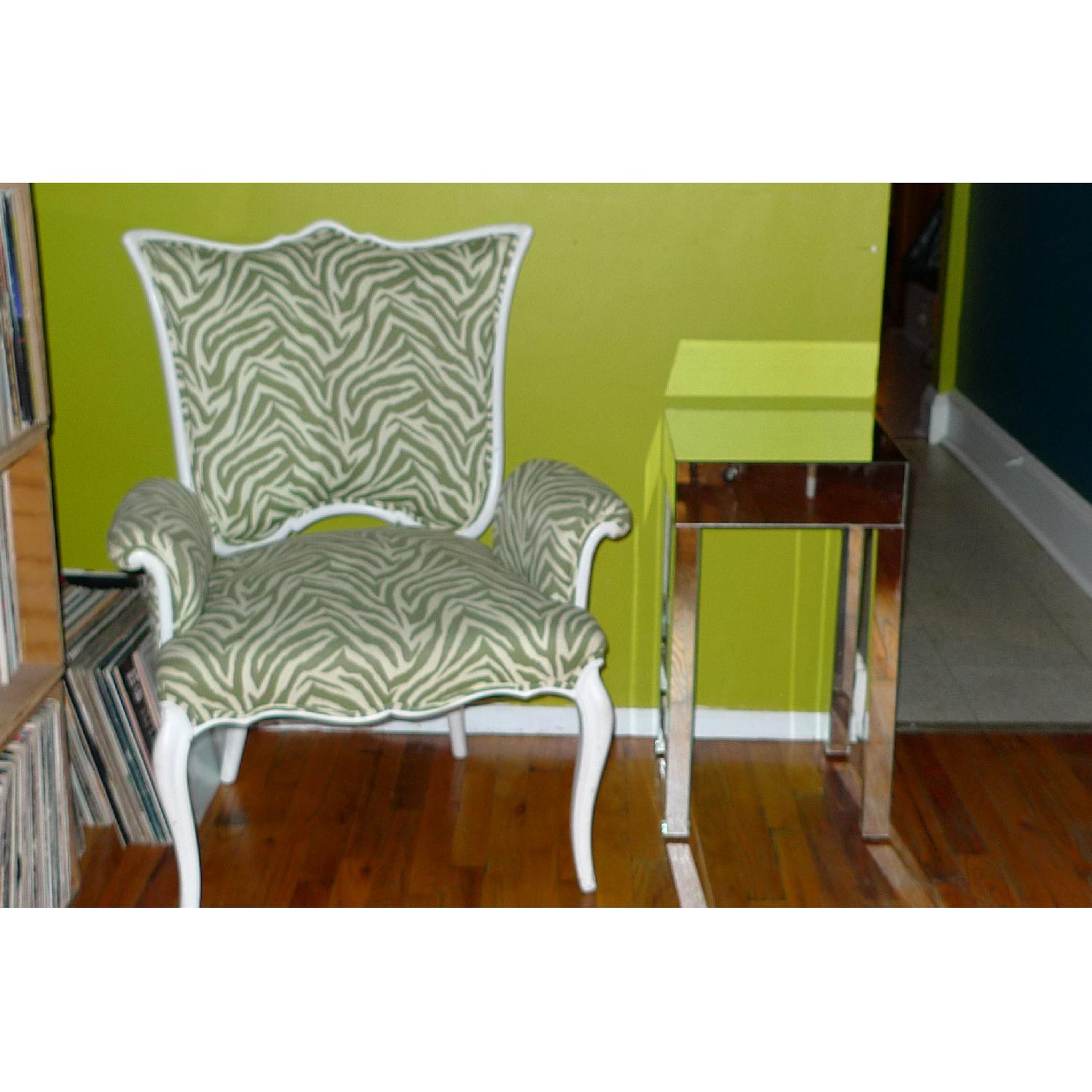 Mirrored Side Table - image-1