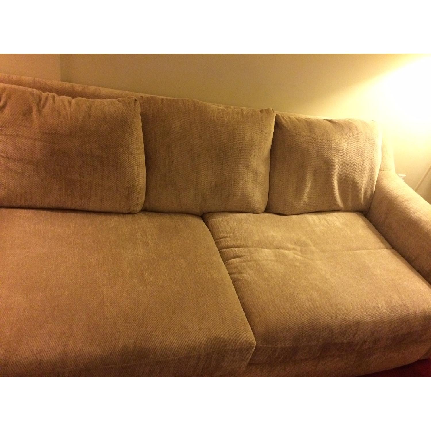 Raymour & Flanigan Beige Sofa - image-4