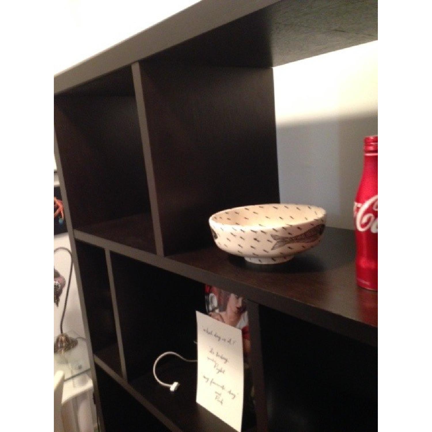 West Elm Cutout Black Book Shelf - image-2