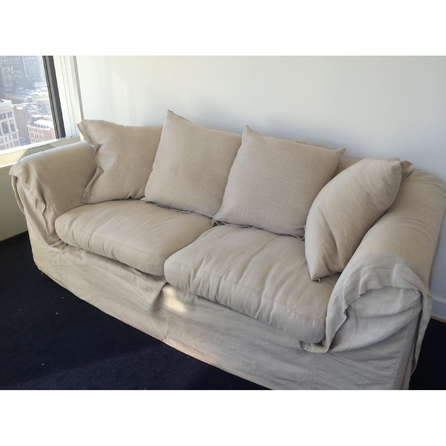 Macy's Matching Sleeper Sofa + Love Seat - image-1