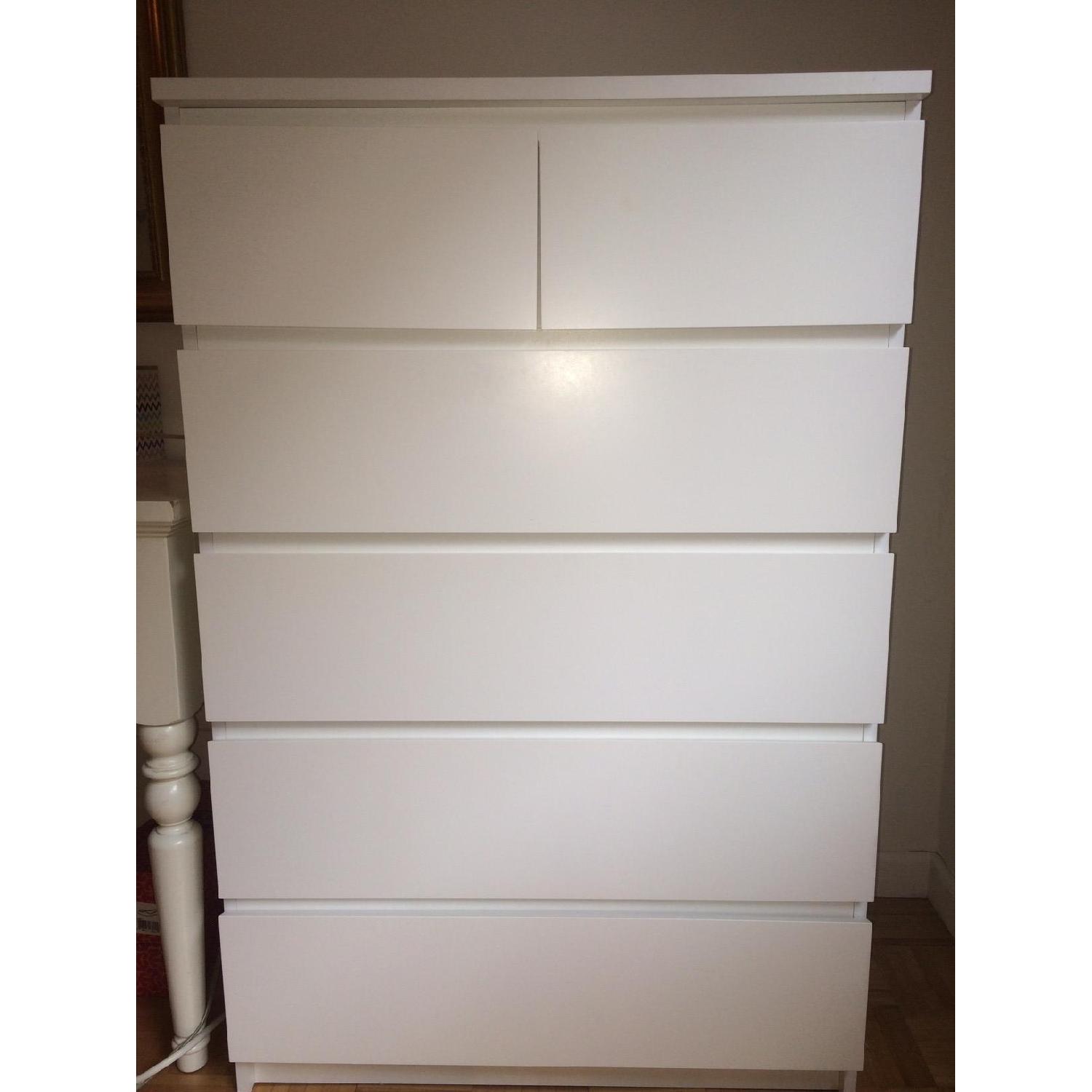 Ikea White 6-Drawer Dresser - image-2
