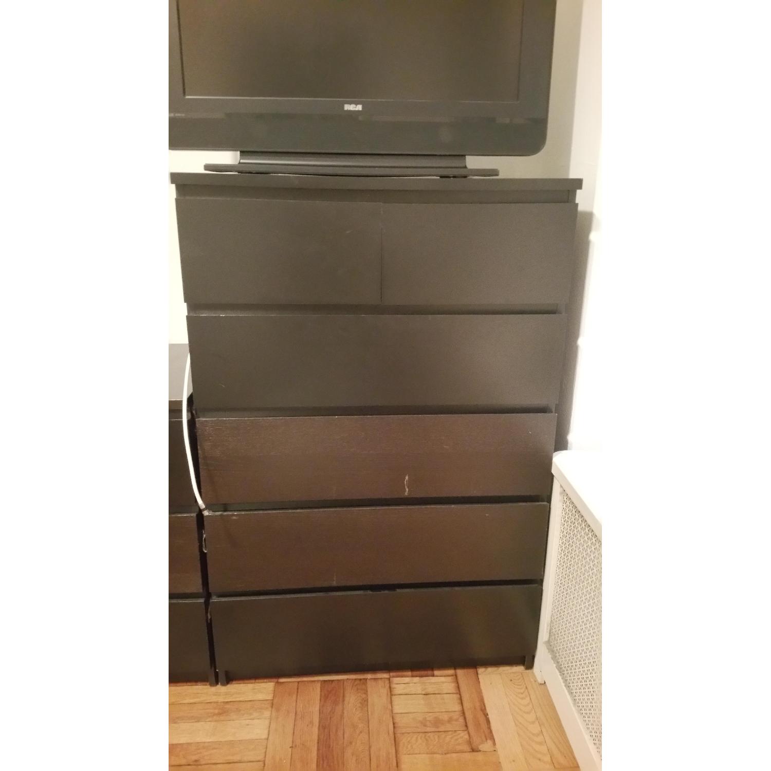 Ikea Malm 6-Drawer + 3 Drawer Dressers - image-2