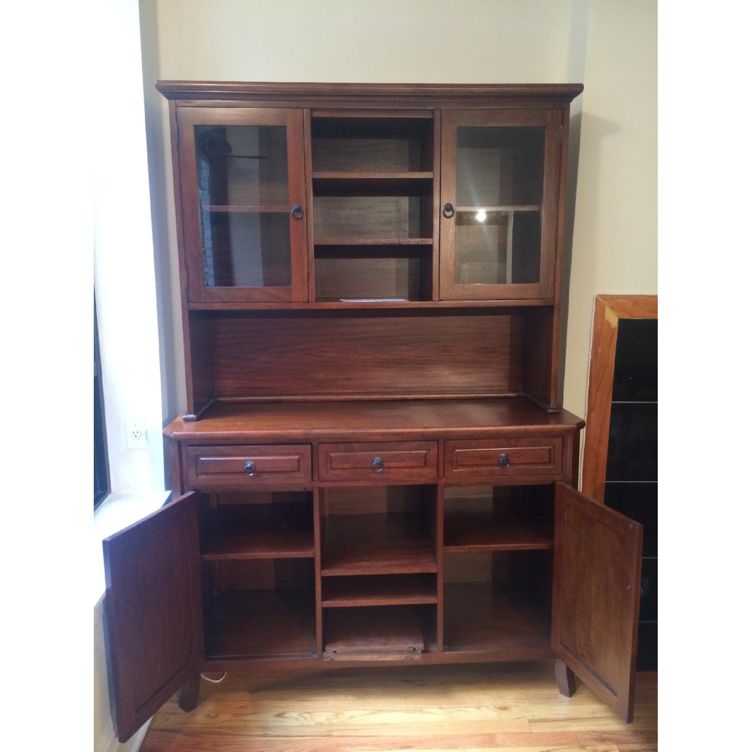 Crate and Barrel Cabria Hutch - image-3