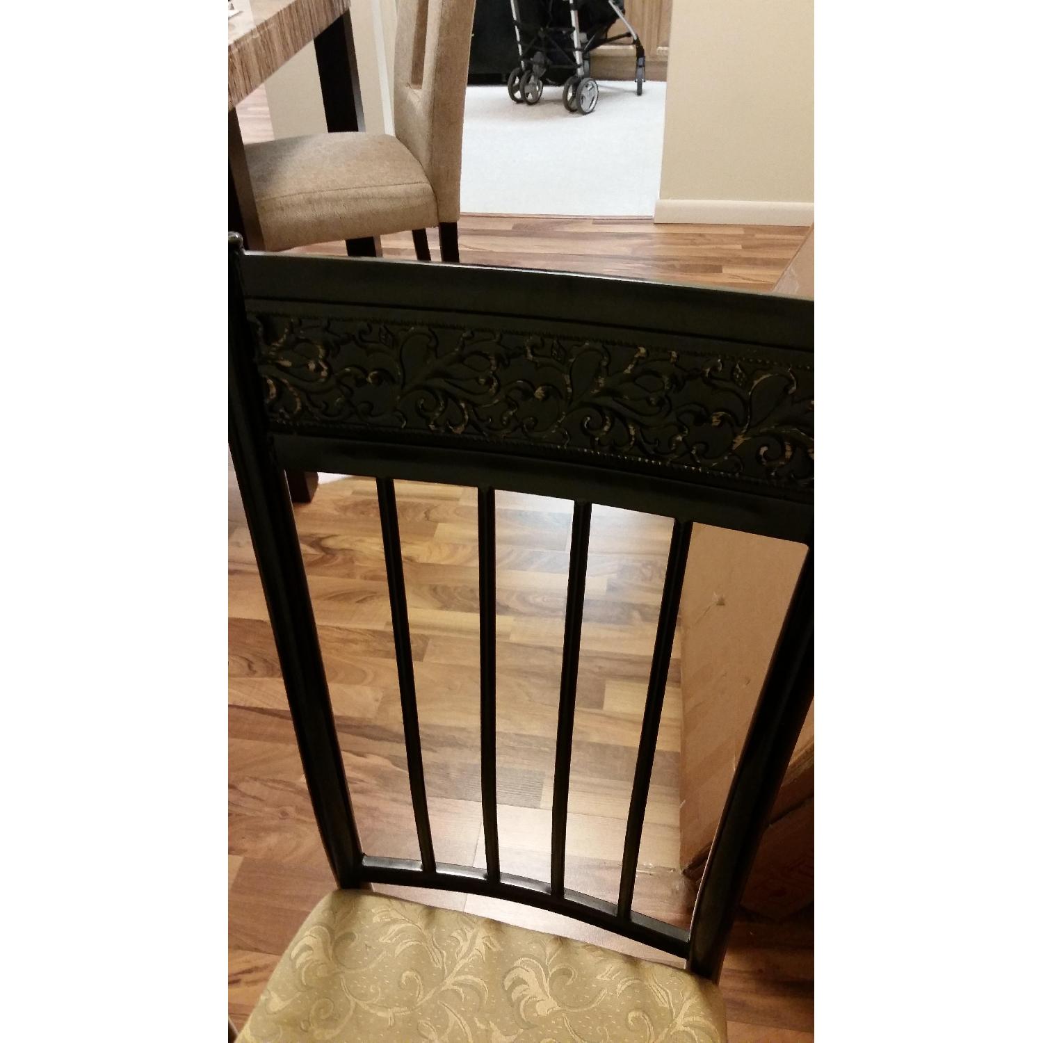 Domus Design Collection Glass/Metal Dining Table w/ 4 Chairs - image-5