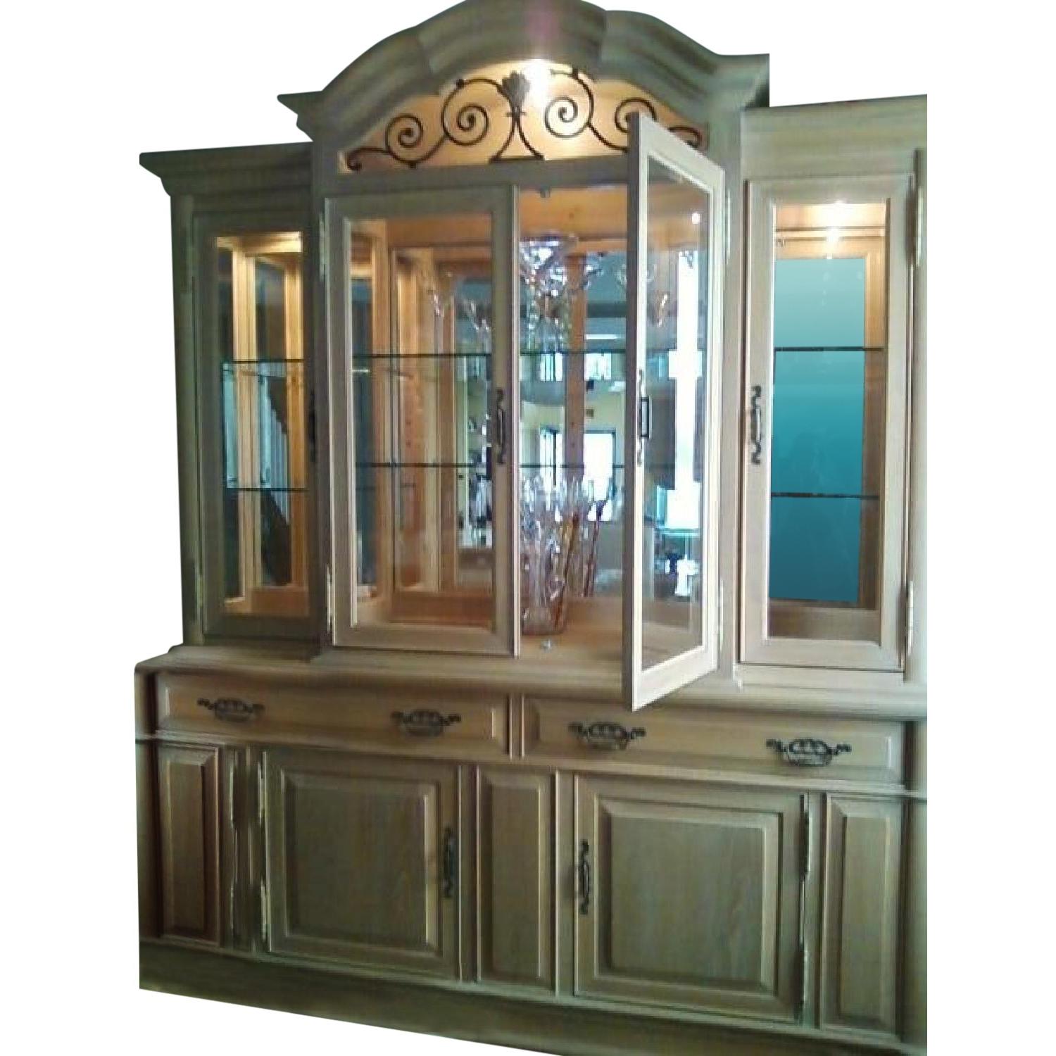 Thomasville China Cabinet w/ Bottom Storage - image-0