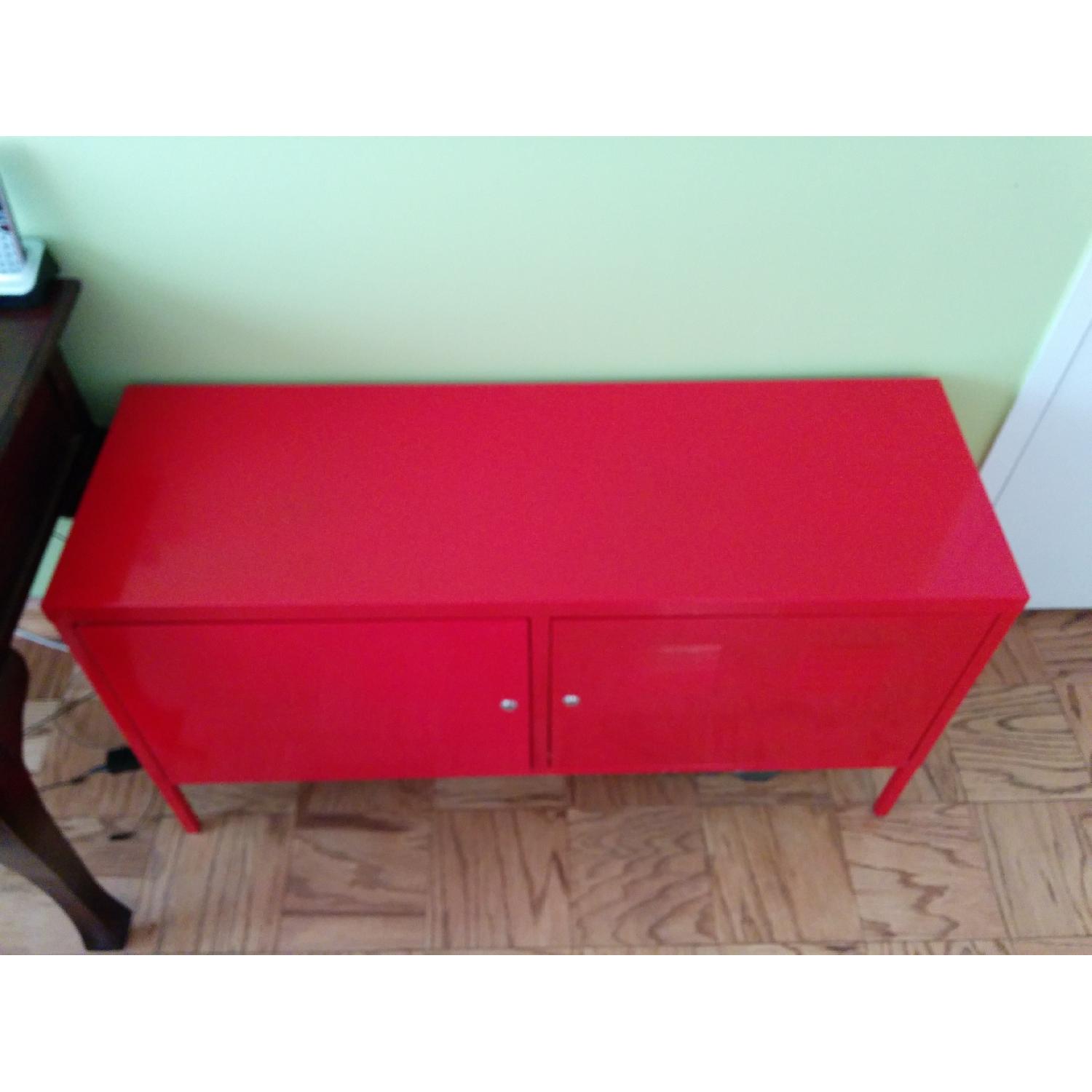Ikea Red Metal Storage Cabinet - image-2