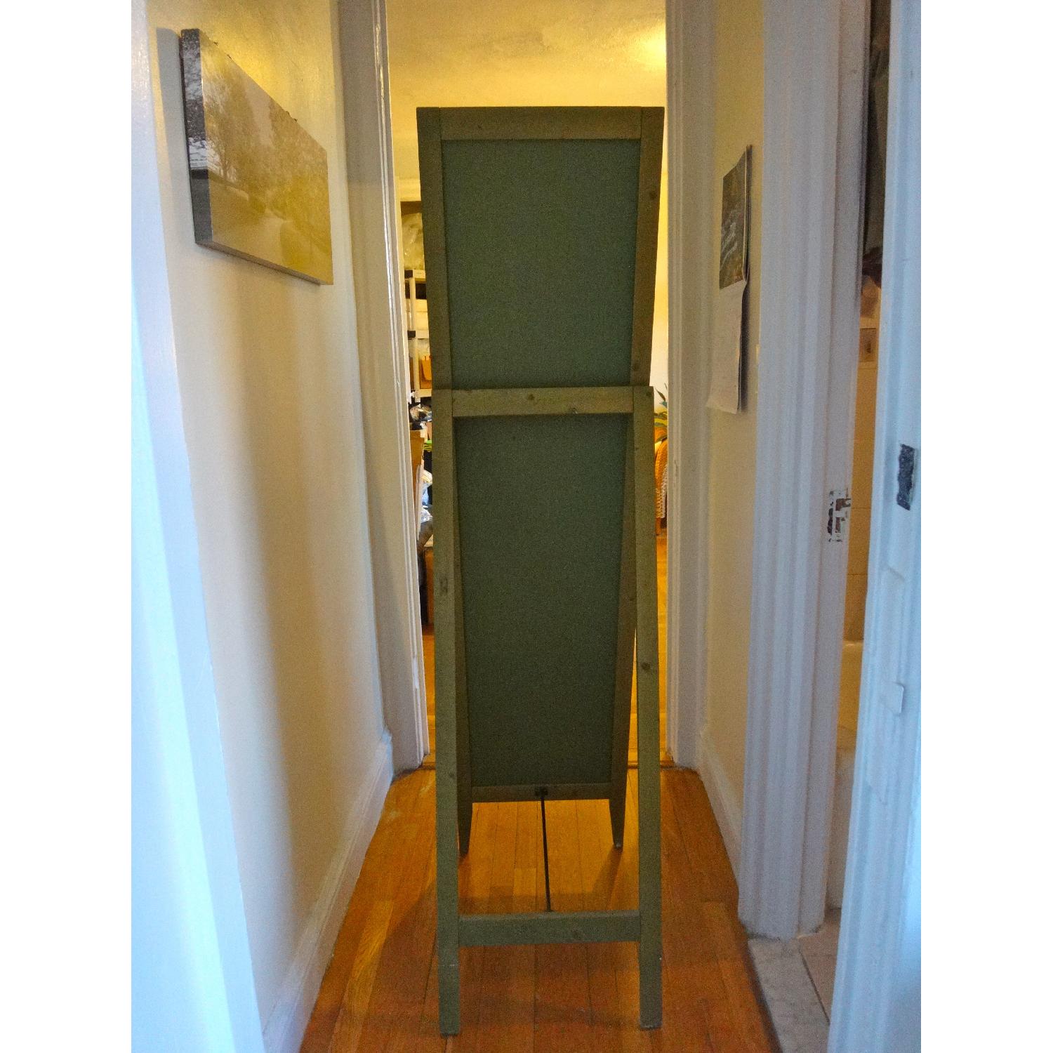 West Elm Parsons Natural Solid Pine Wood Antique Finish Standing Full Body Mirror - image-12