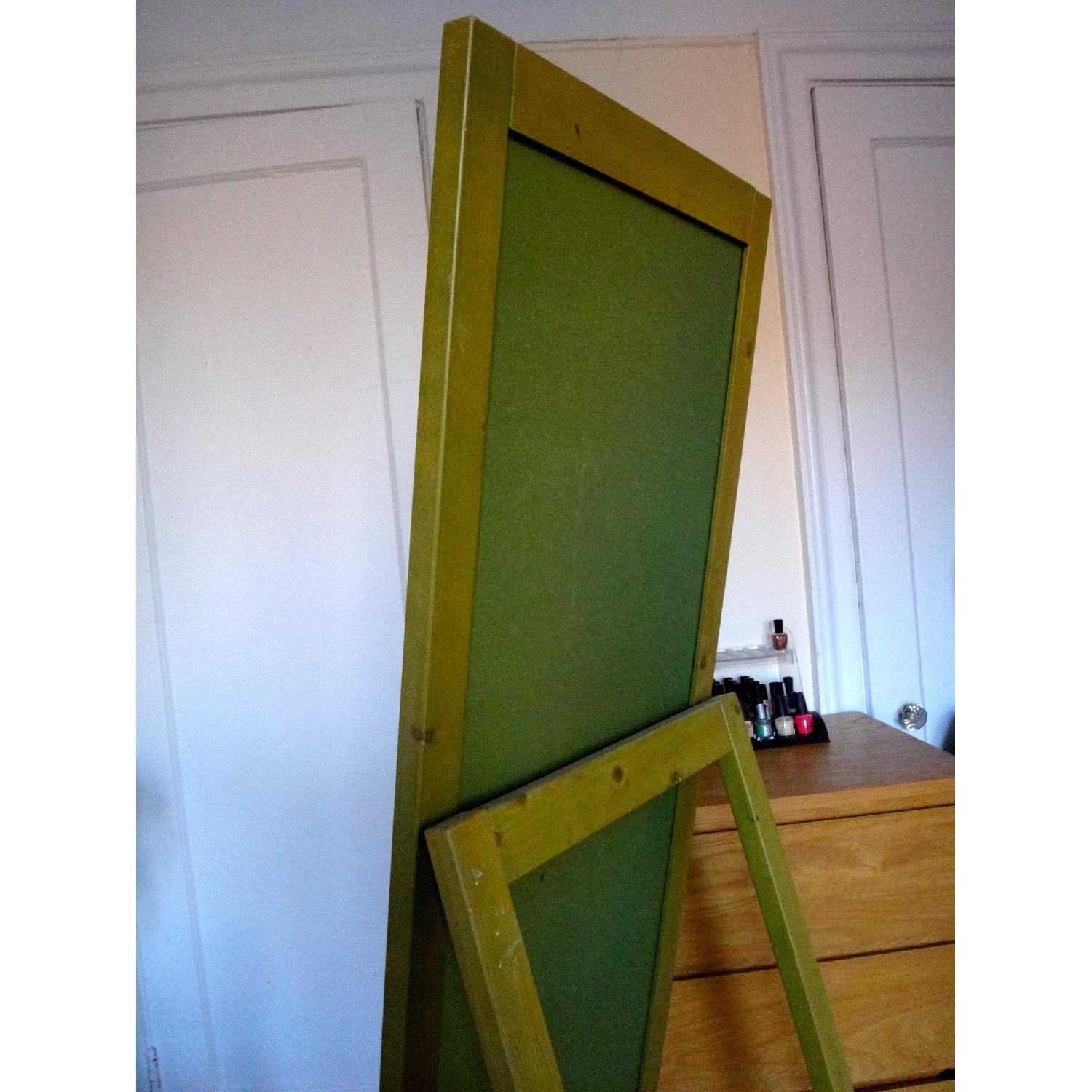 West Elm Parsons Natural Solid Pine Wood Antique Finish Standing Full Body Mirror - image-17