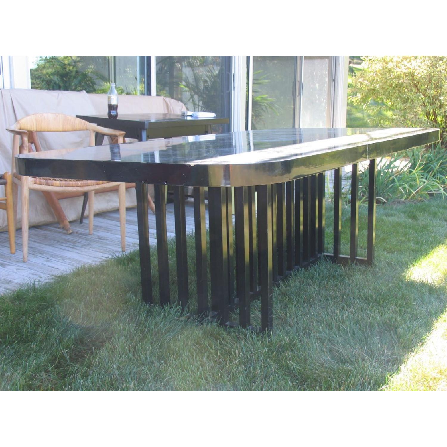 Richard Meier for Knoll Black Lacquered Dining Table - image-3