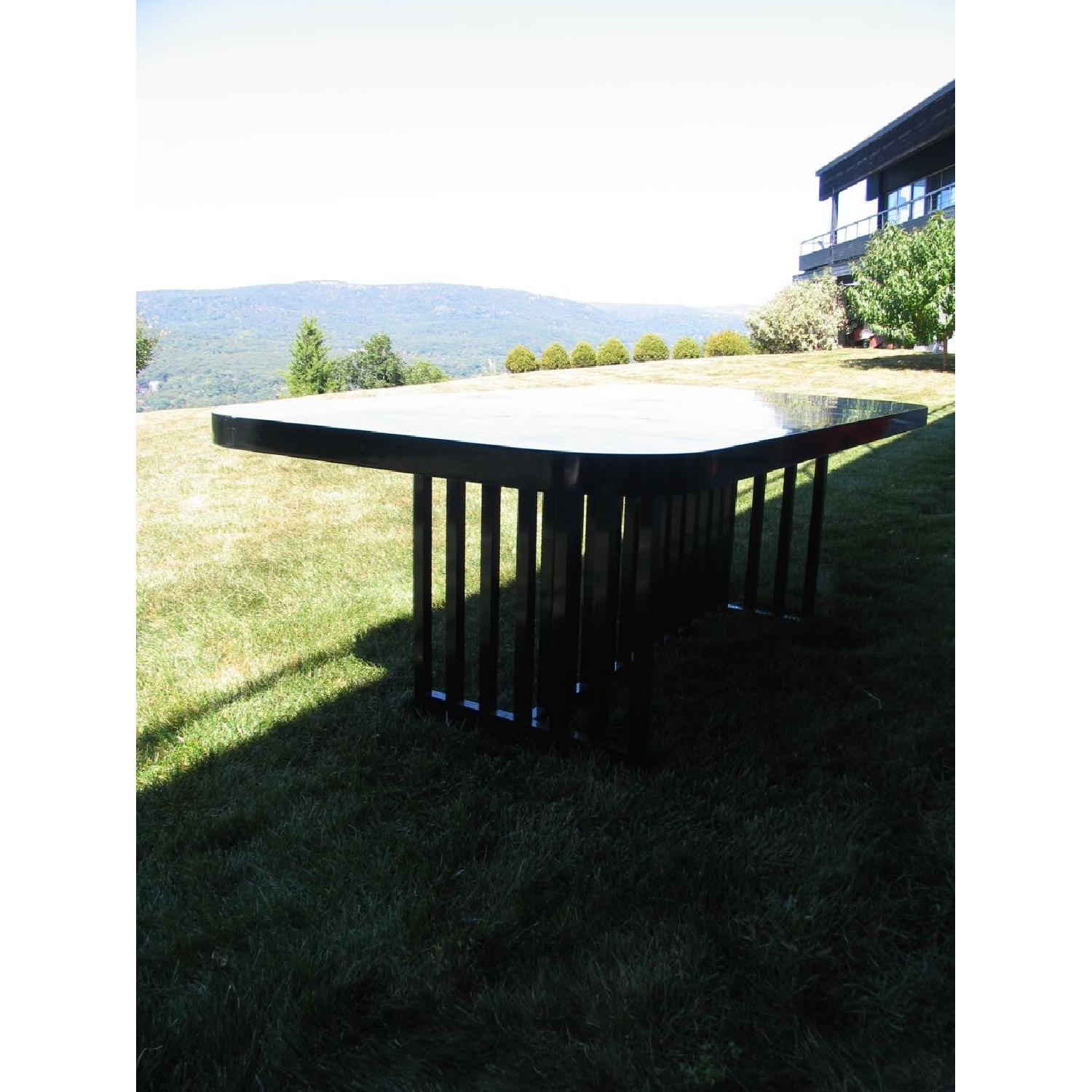Richard Meier for Knoll Black Lacquered Dining Table - image-4