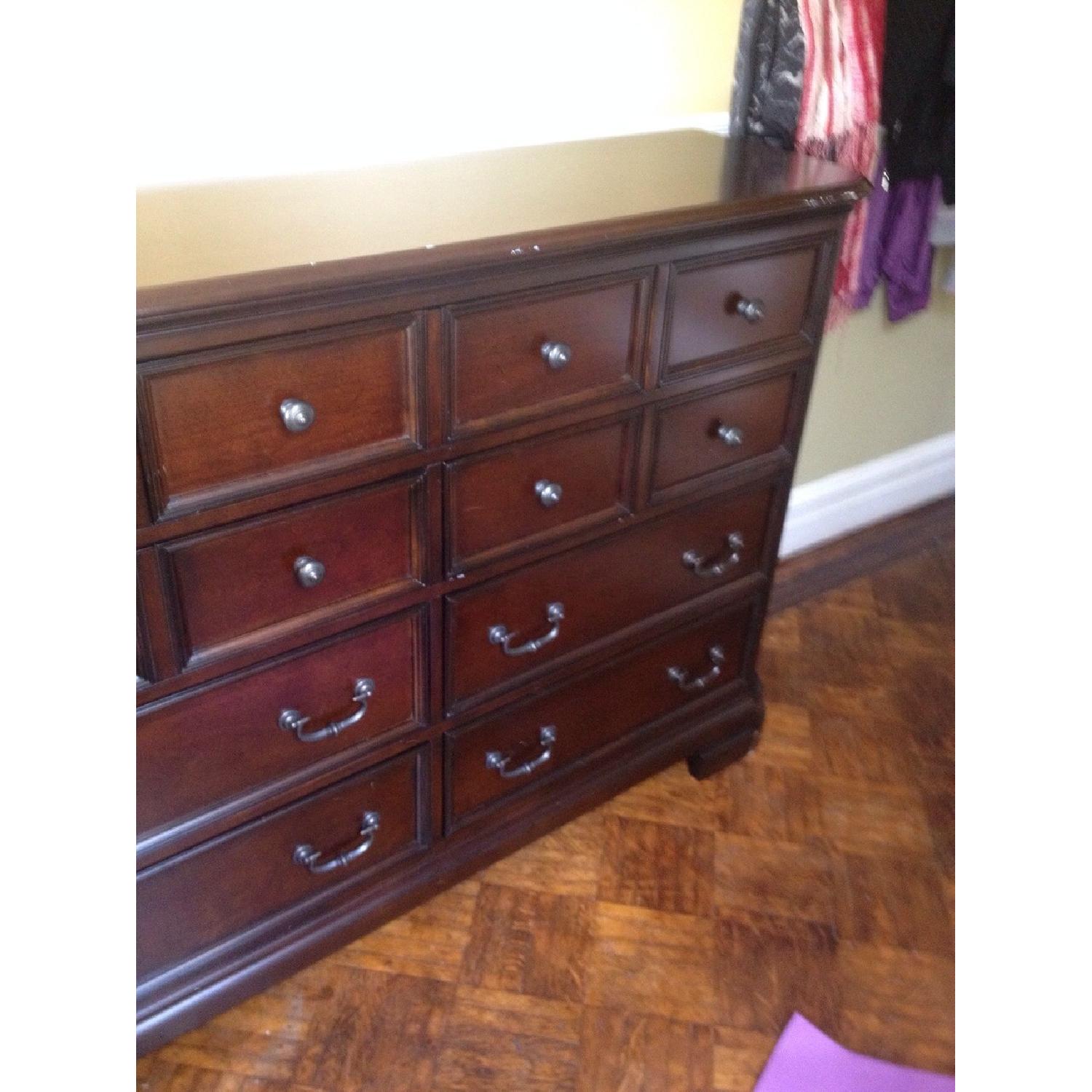 Raymour & Flanigan Bedroom Dresser w/ Mirror - image-3