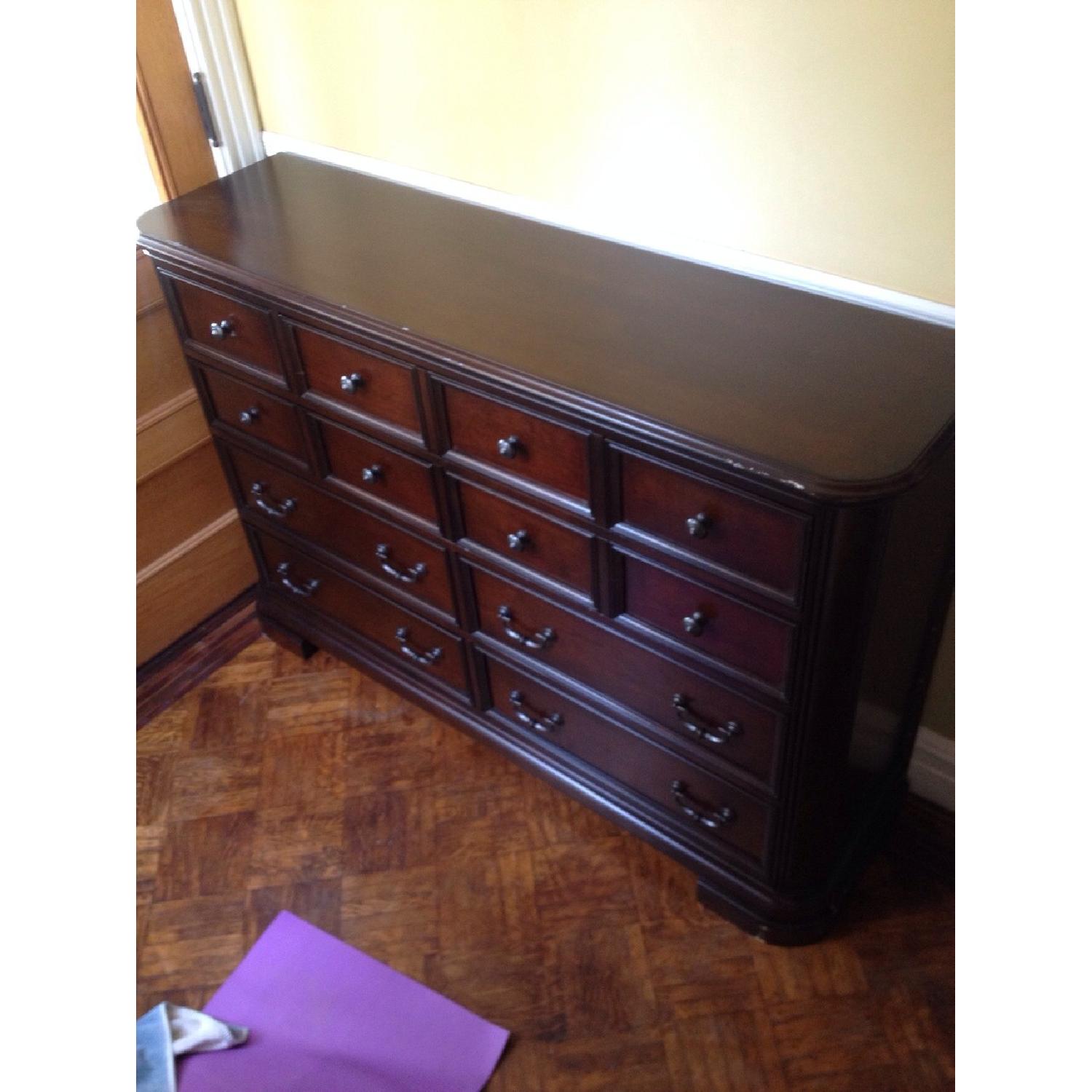 Raymour & Flanigan Bedroom Dresser w/ Mirror - image-5