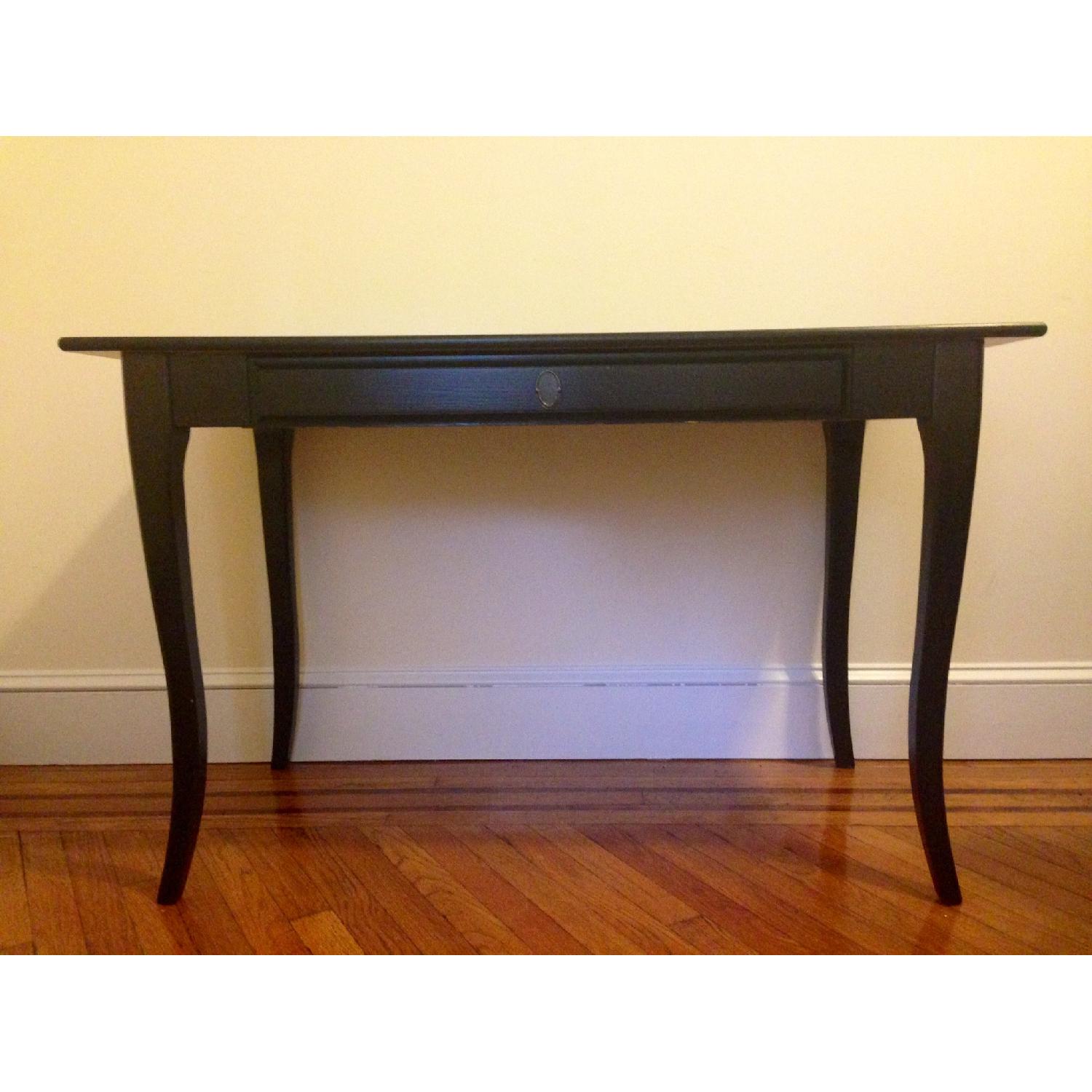 Ikea Black Wooden Desk - image-3