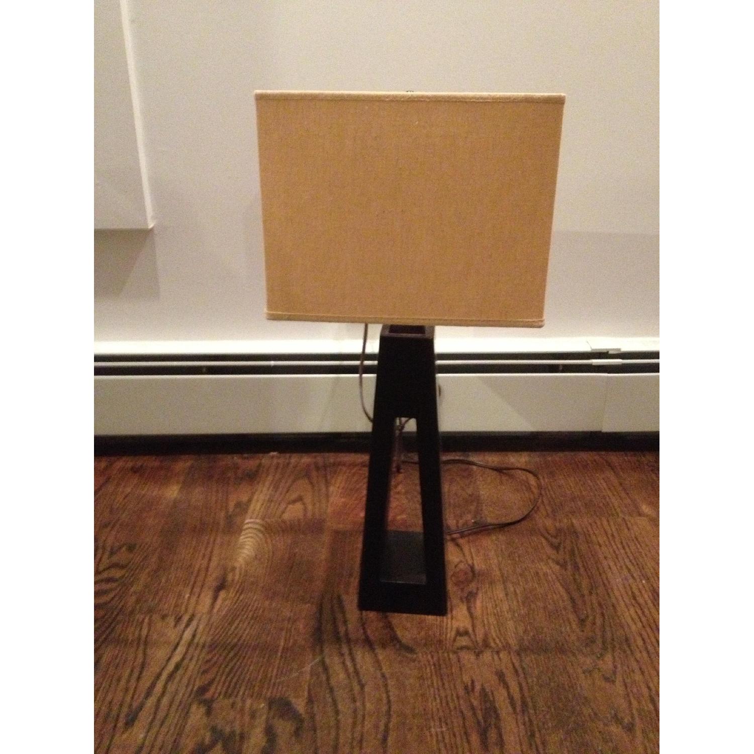 Pier 1 Table Lamp with Rectangular Shade - image-7