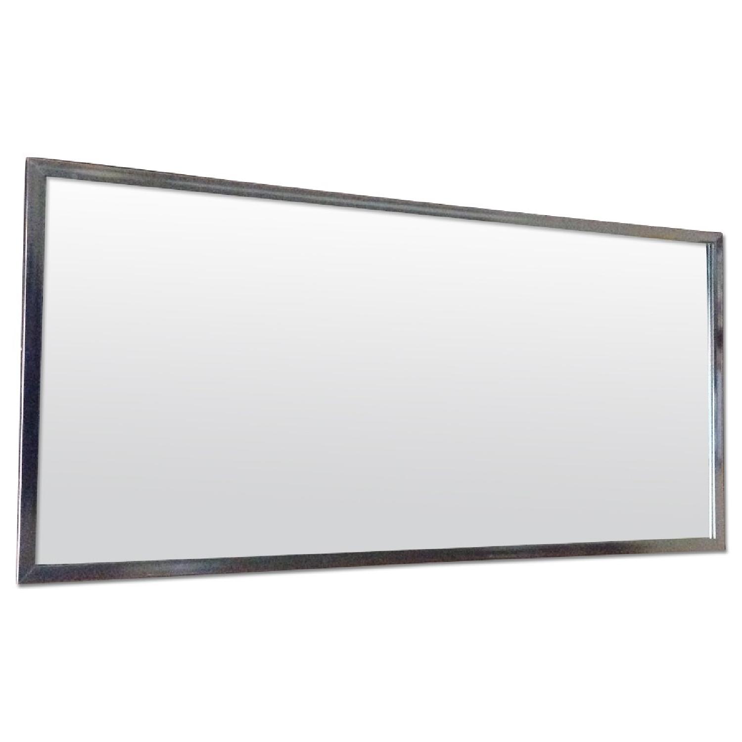 Silver Frame Floating Illusion Large Mirror - image-0