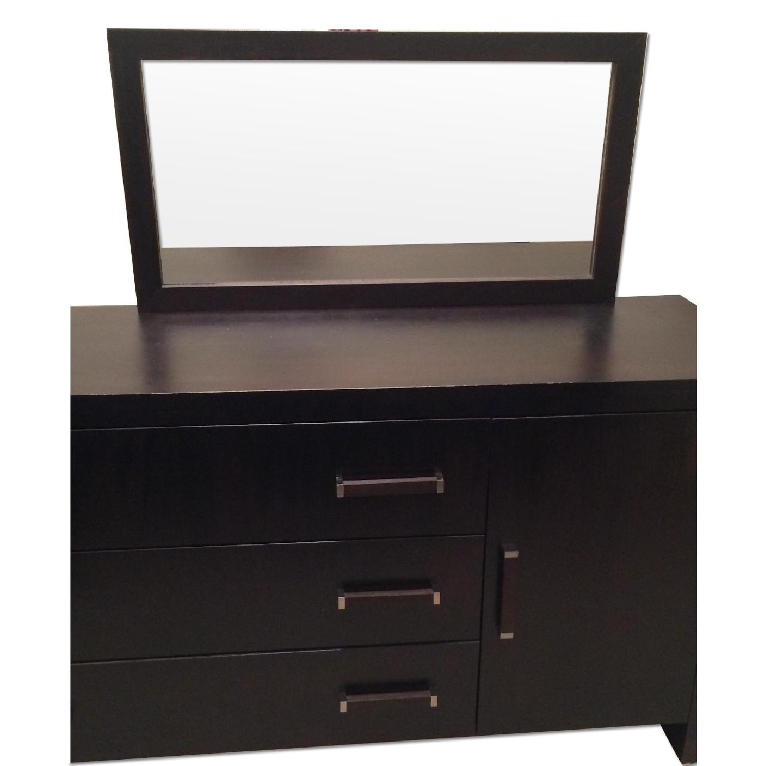 MorigeauLepine Toddler Bed/Crib + Dresser/Changing Table w/ Mirror