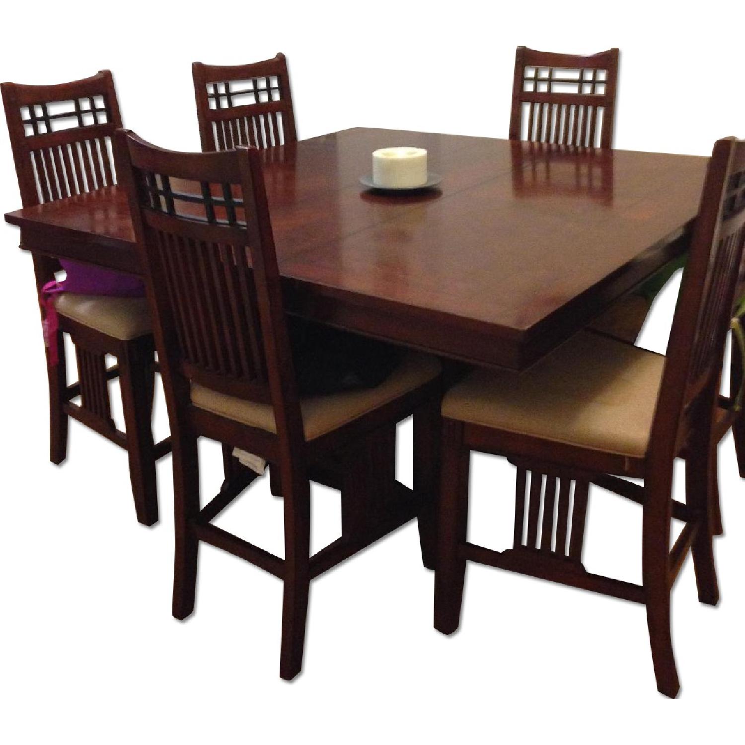Raymour & Flanigan Vantana Collection 8 Piece Dining Set - image-0