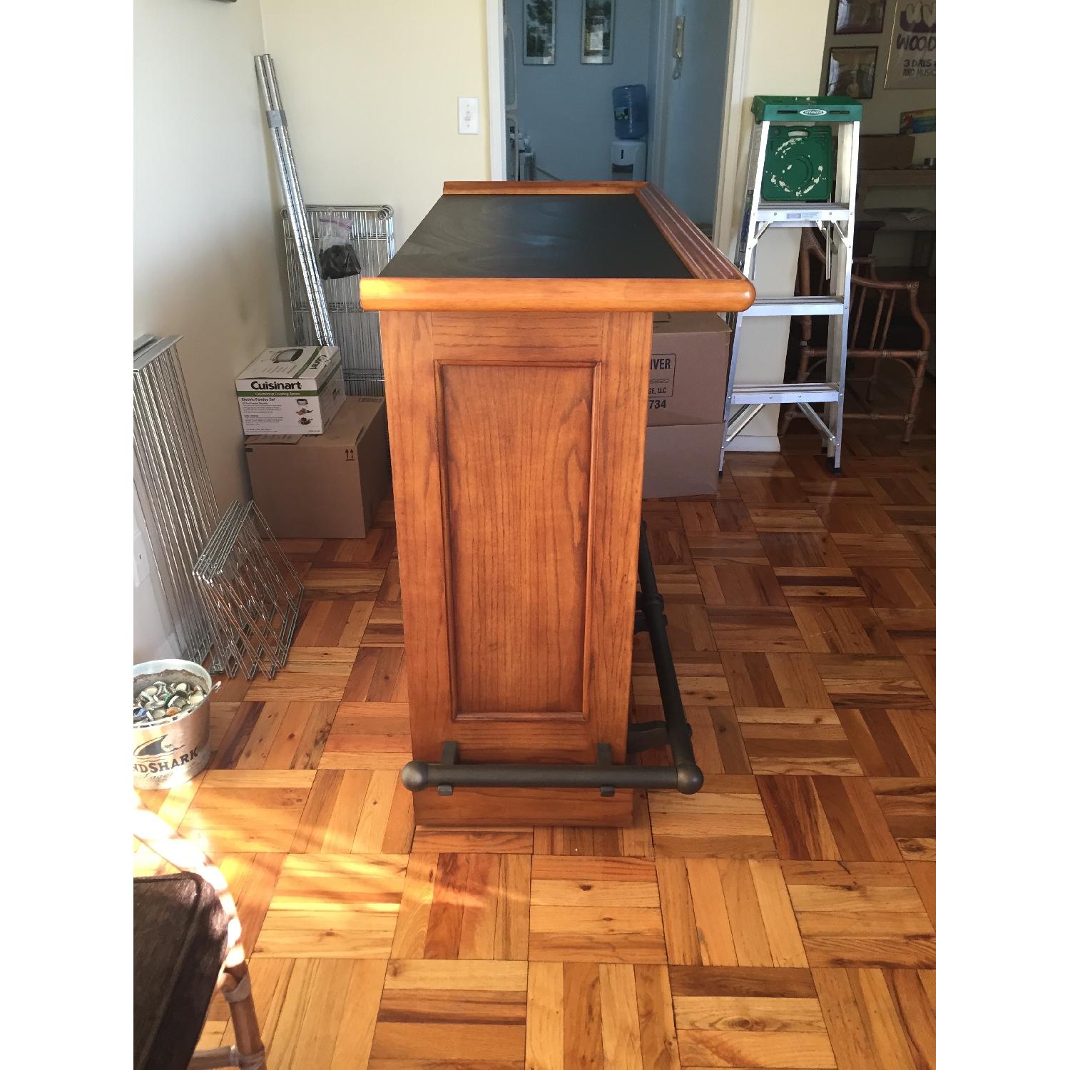 Wooden Bar with Foot Rail - image-2