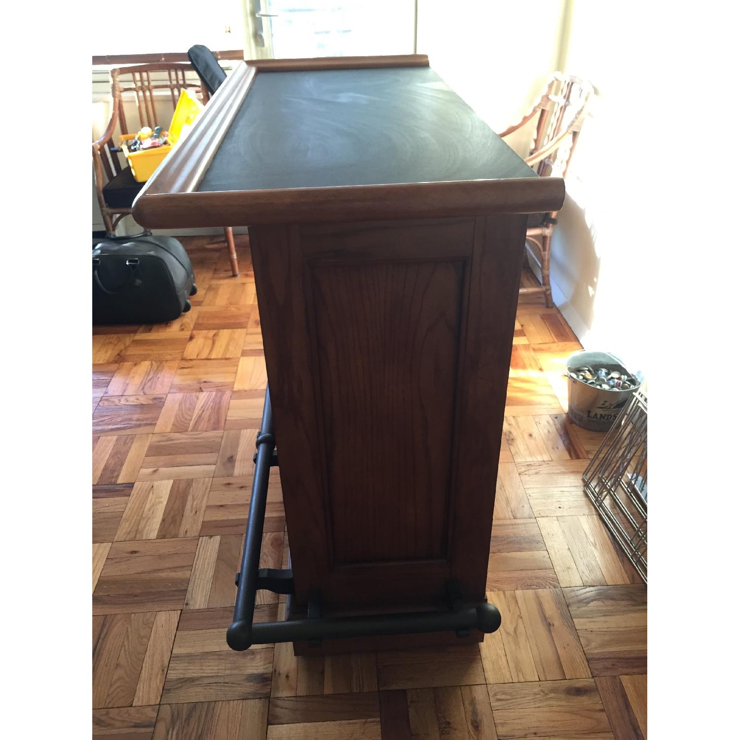 Wooden Bar with Foot Rail - image-3