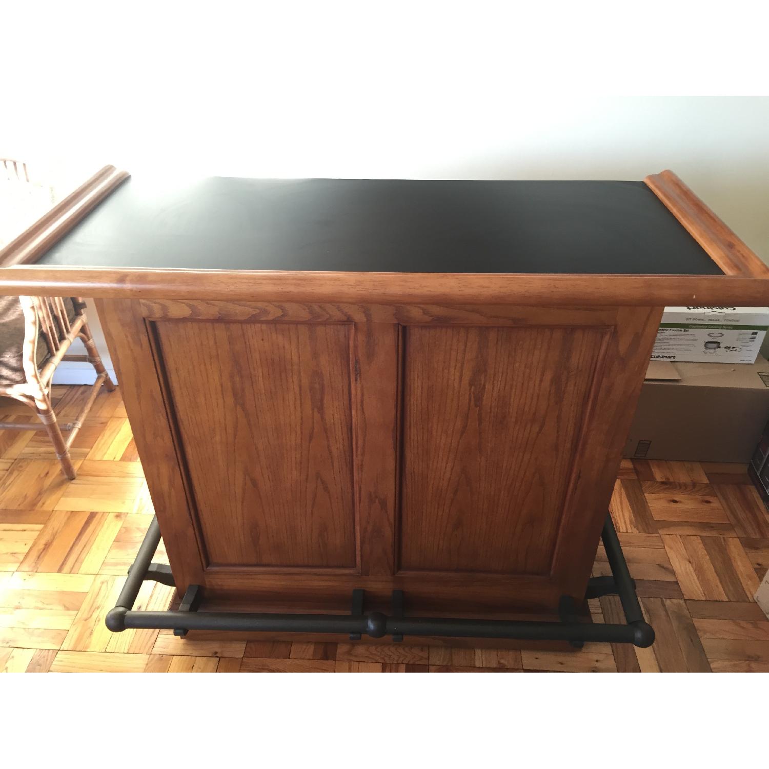 Wooden Bar with Foot Rail - image-8