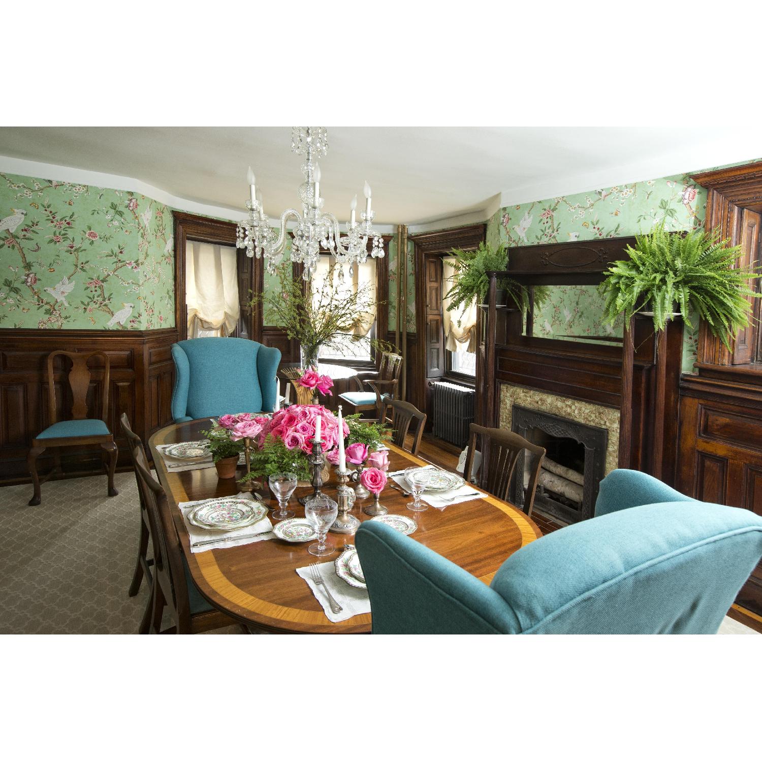 Ballard Designs Wing Back Arm Chairs - Set of 2 - image-2