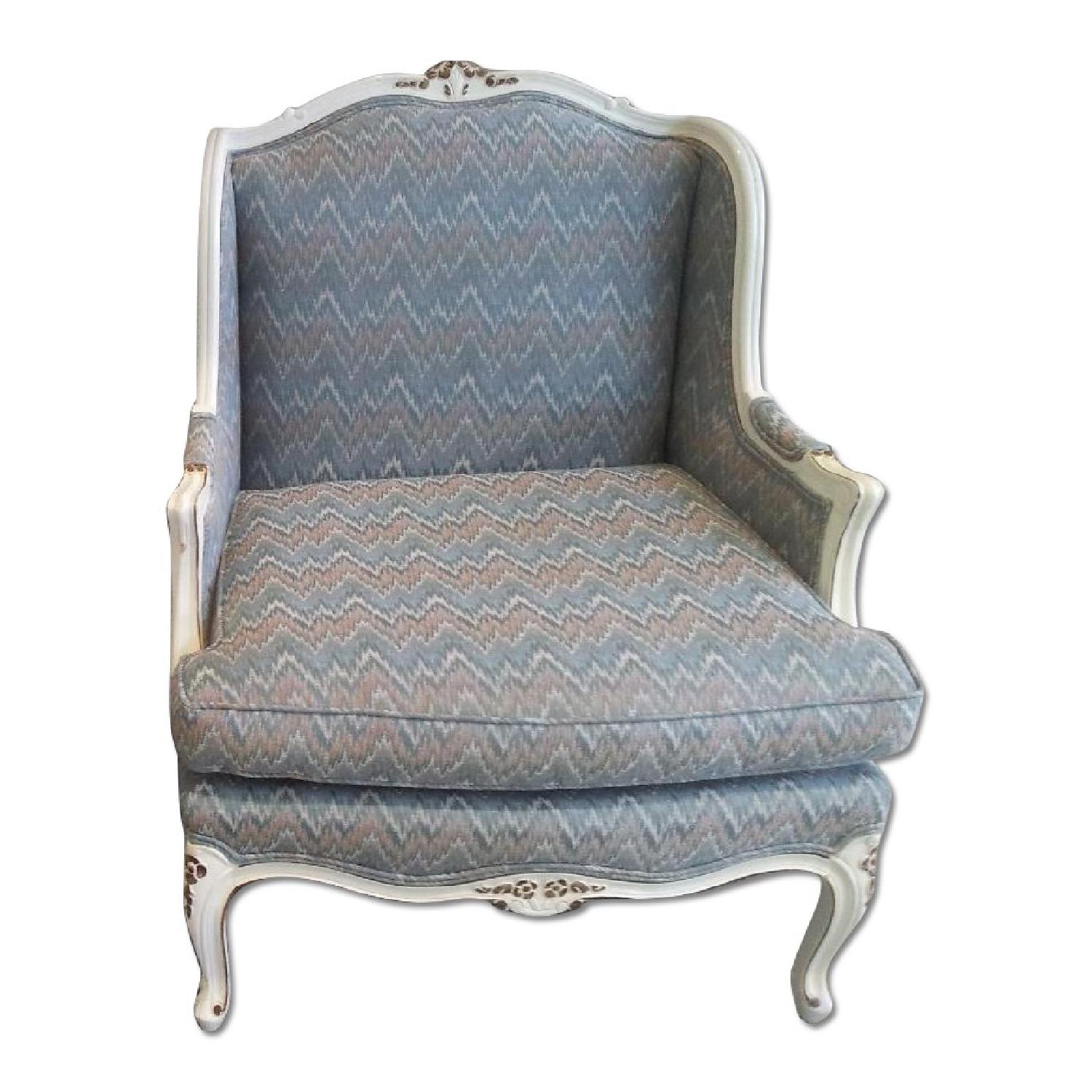 French Louis XV Style Bergere Chairs - Set of 2 - image-0