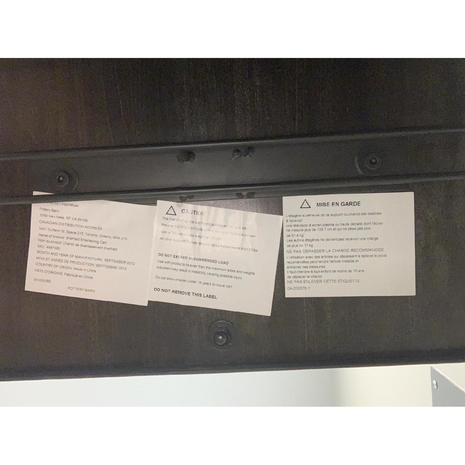 Pottery Barn Industrial Bar Cart - image-5