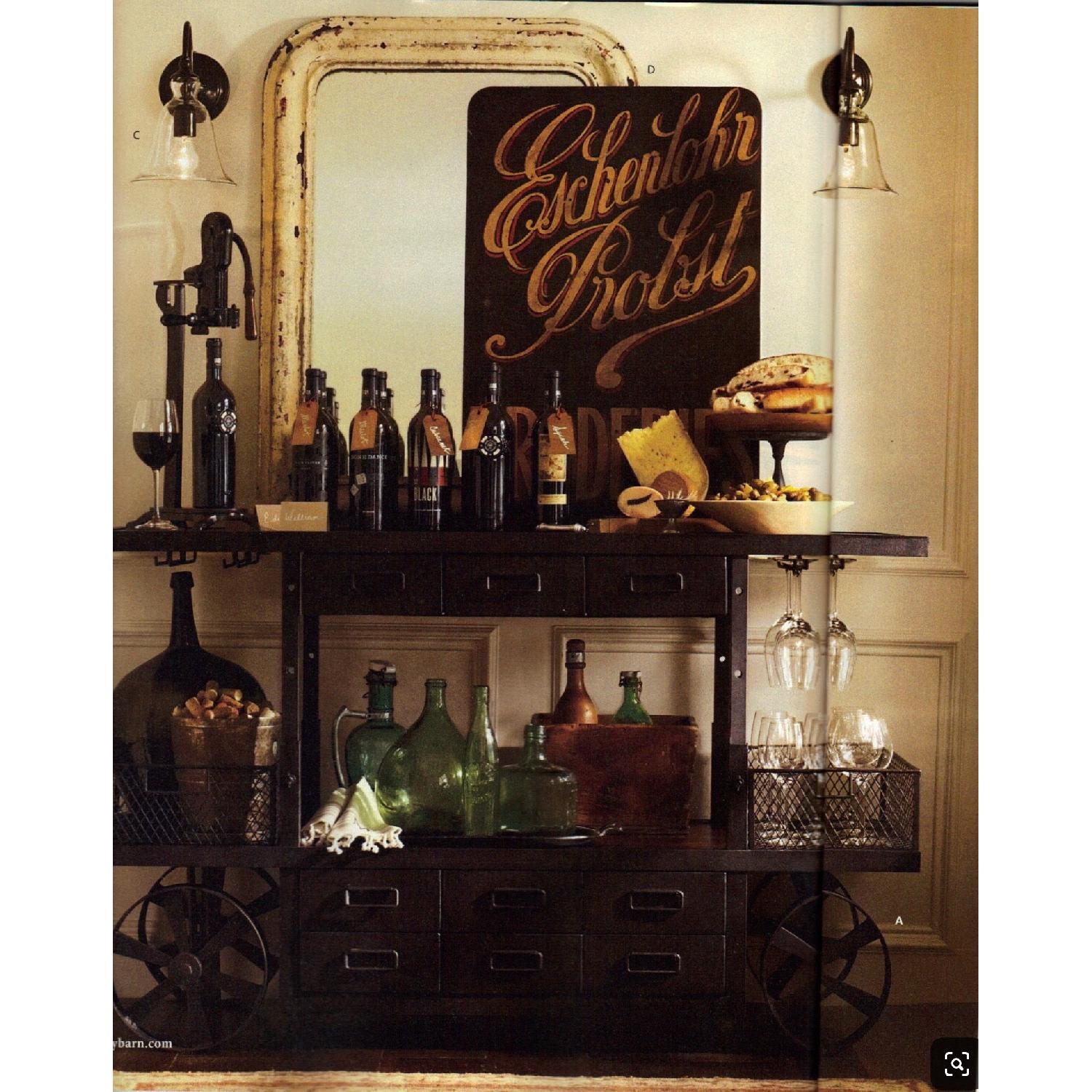 Pottery Barn Industrial Bar Cart - image-7