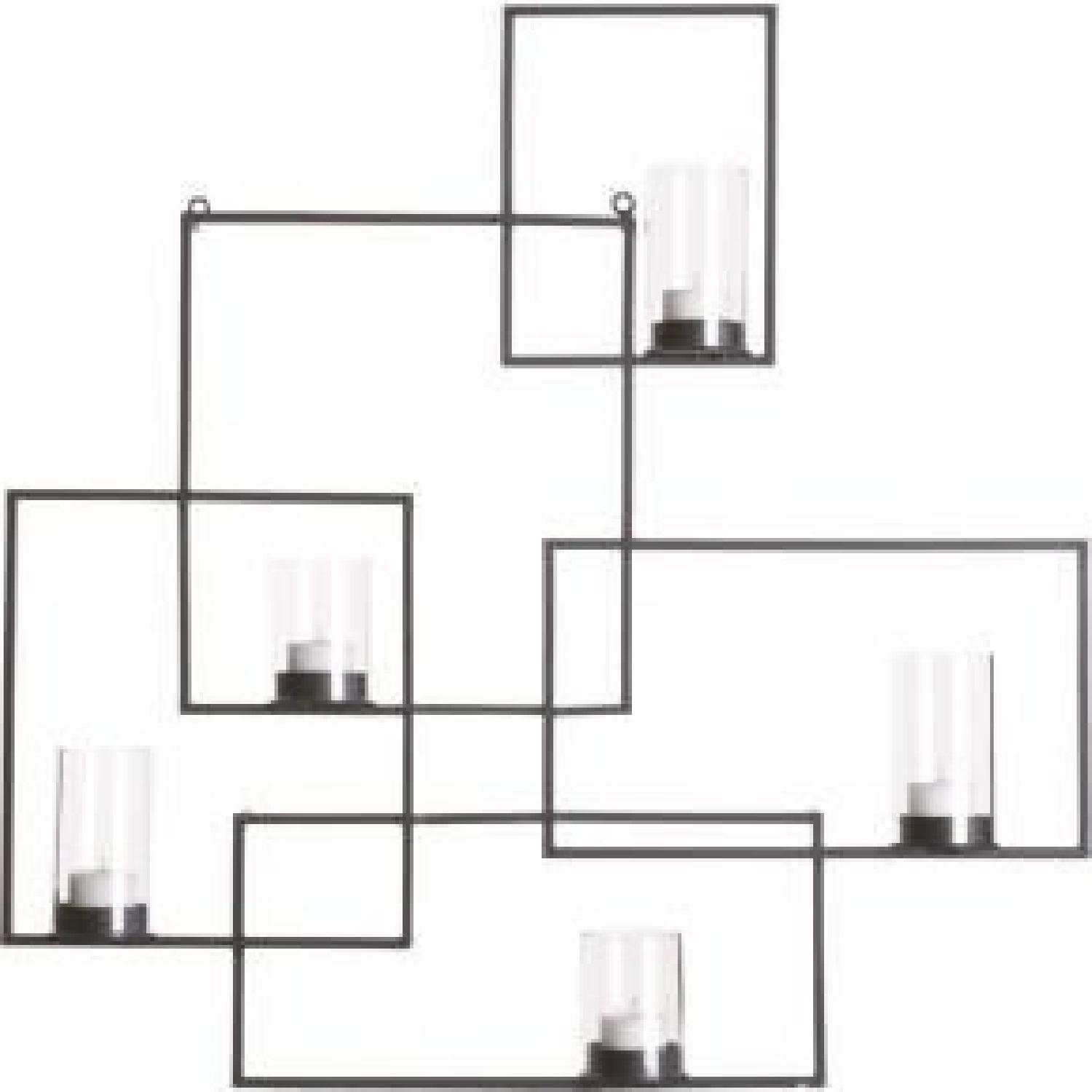 CB2 Metal Wall Circuit Candle Holder/Wall Sconce AptDeco