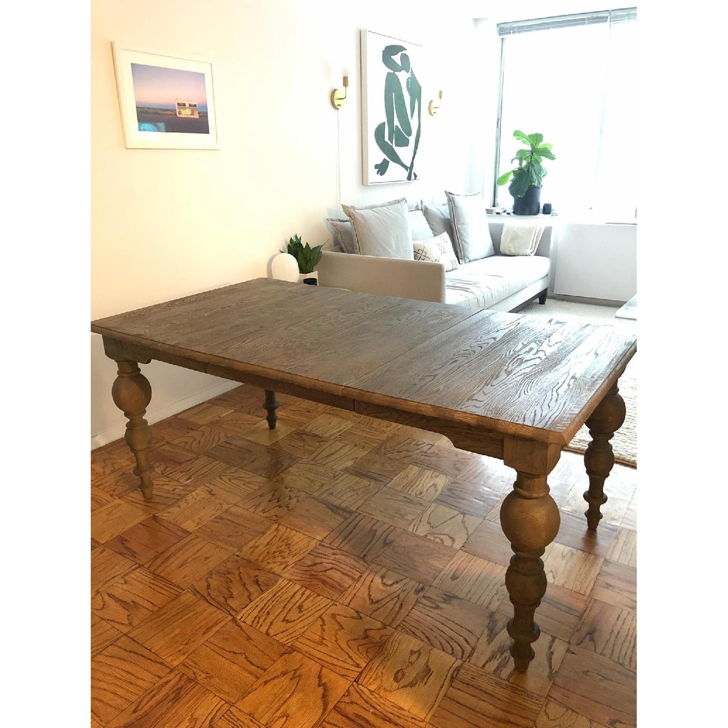 Restoration Hardware Rectangular Extension Dining Table - image-5