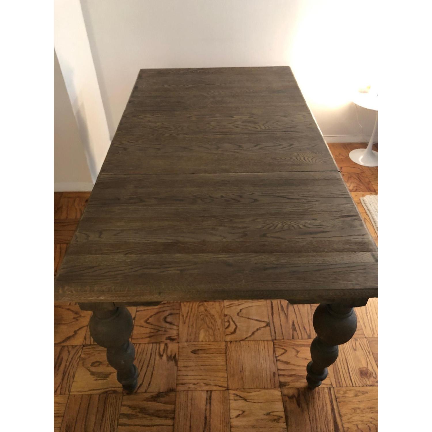 Restoration Hardware Rectangular Extension Dining Table - image-7