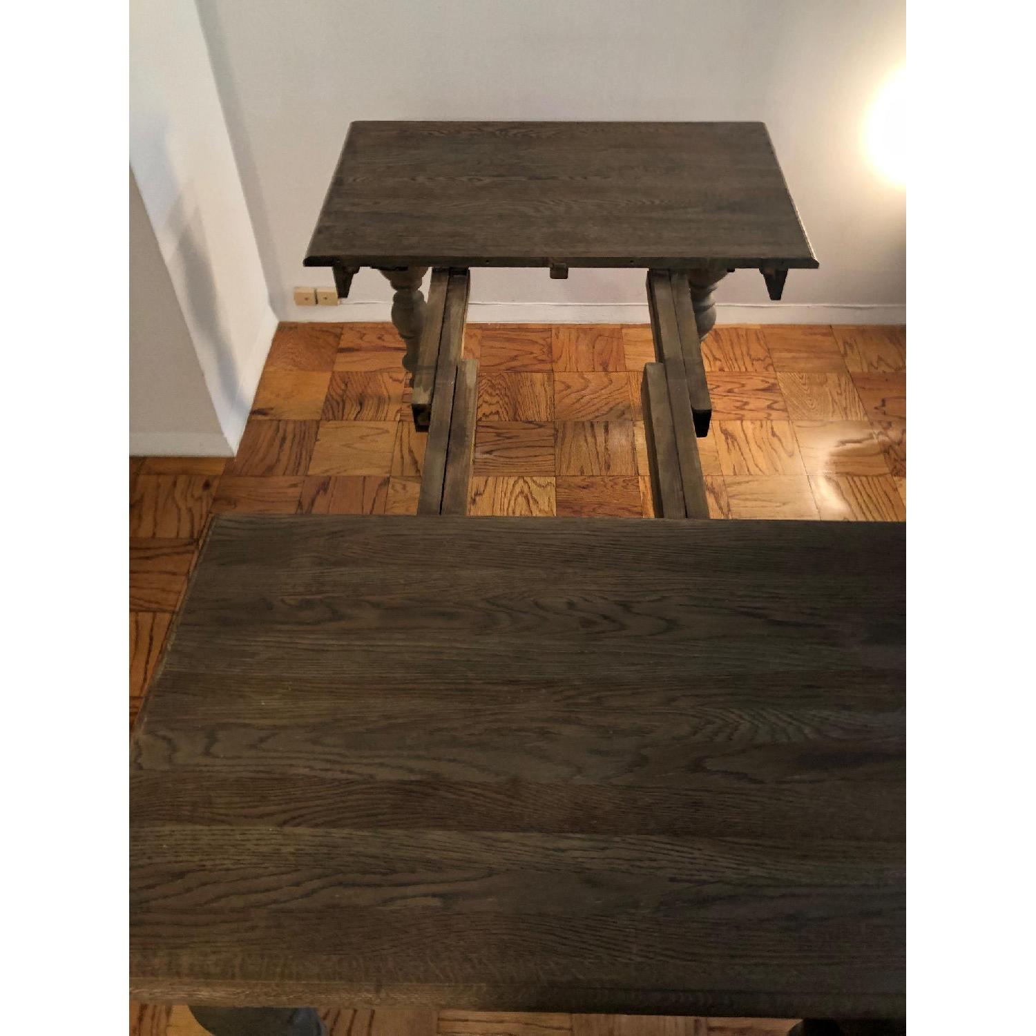 Restoration Hardware Rectangular Extension Dining Table - image-8