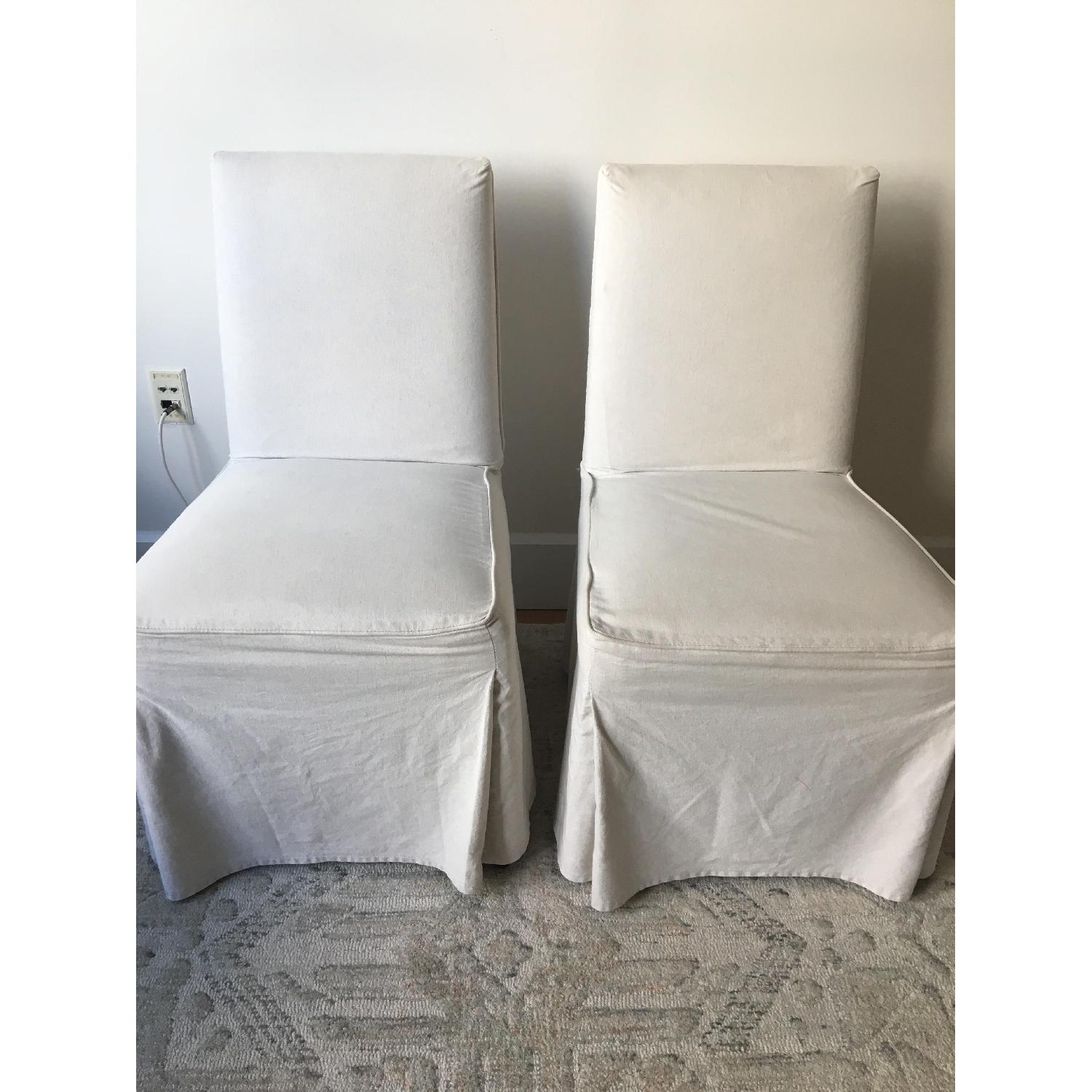 Crate & Barrel Miles Modern Dining Chairs - image-2