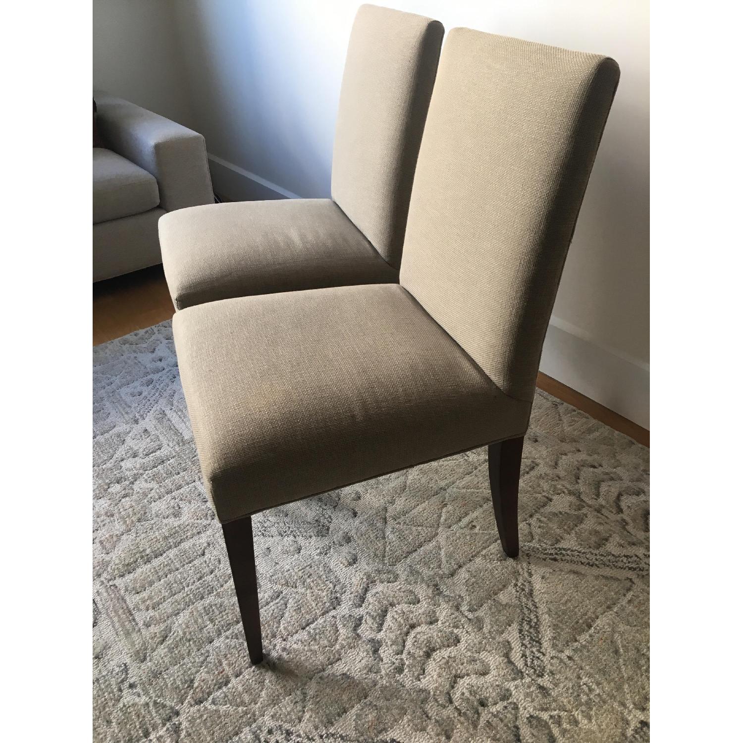 Crate & Barrel Miles Modern Dining Chairs - image-3