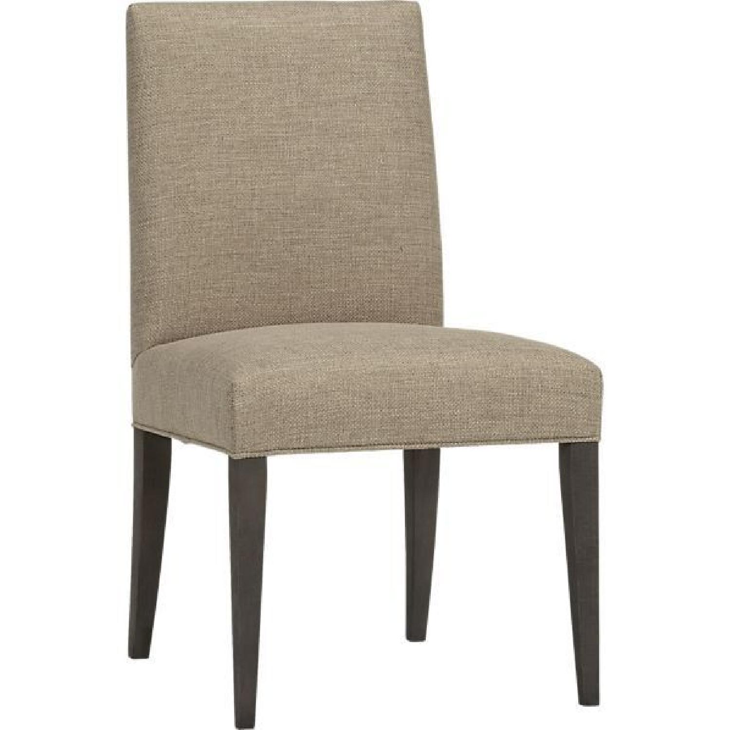 Crate & Barrel Miles Modern Dining Chairs AptDeco
