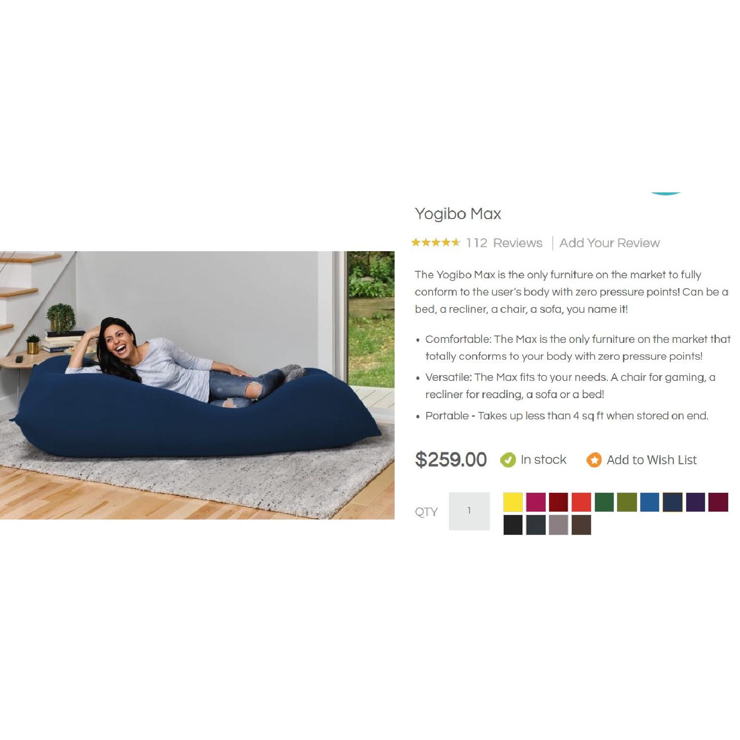 Yogibo Max Bean Bag - image-1