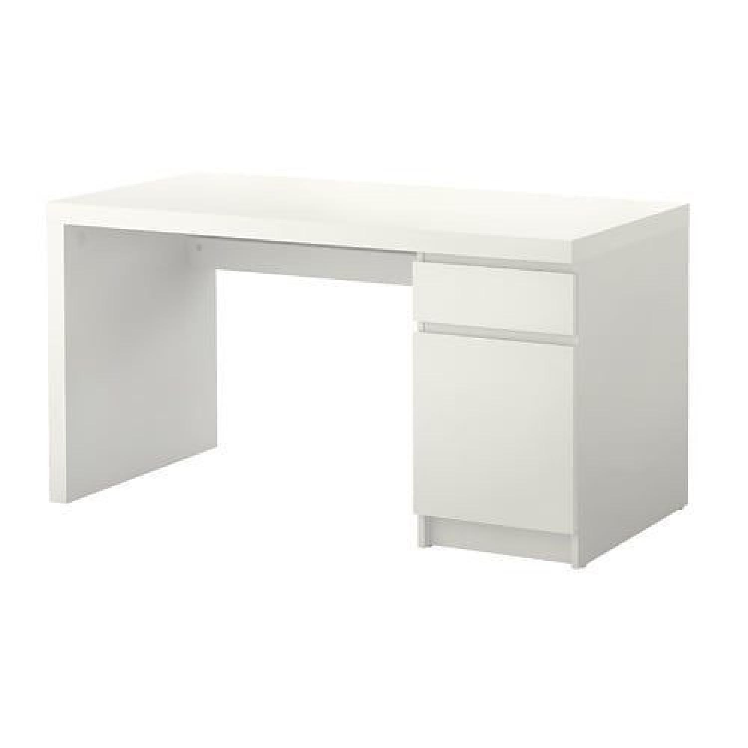 Ikea Malm White Desk - image-6
