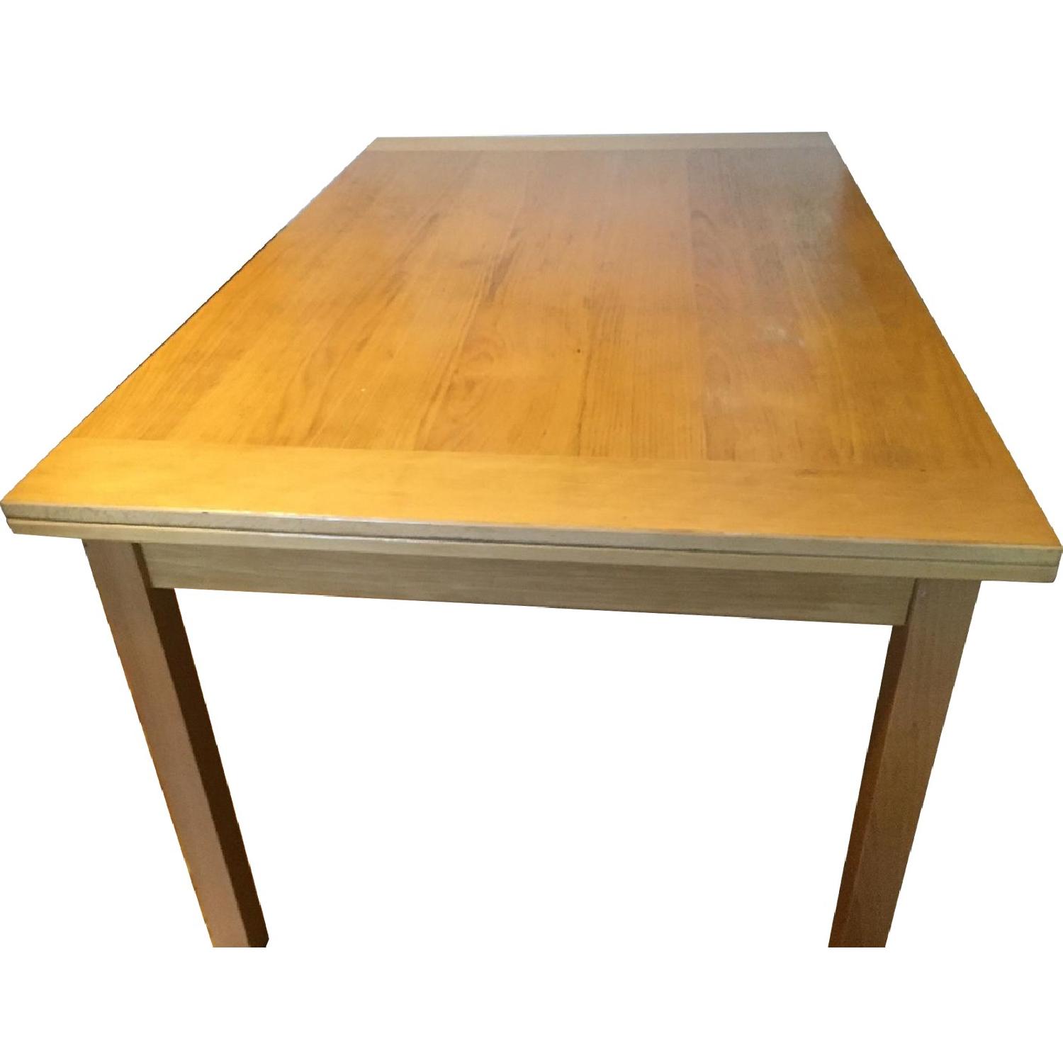 Gangso Solid Wood Danish Expandable Dining Table - image-0