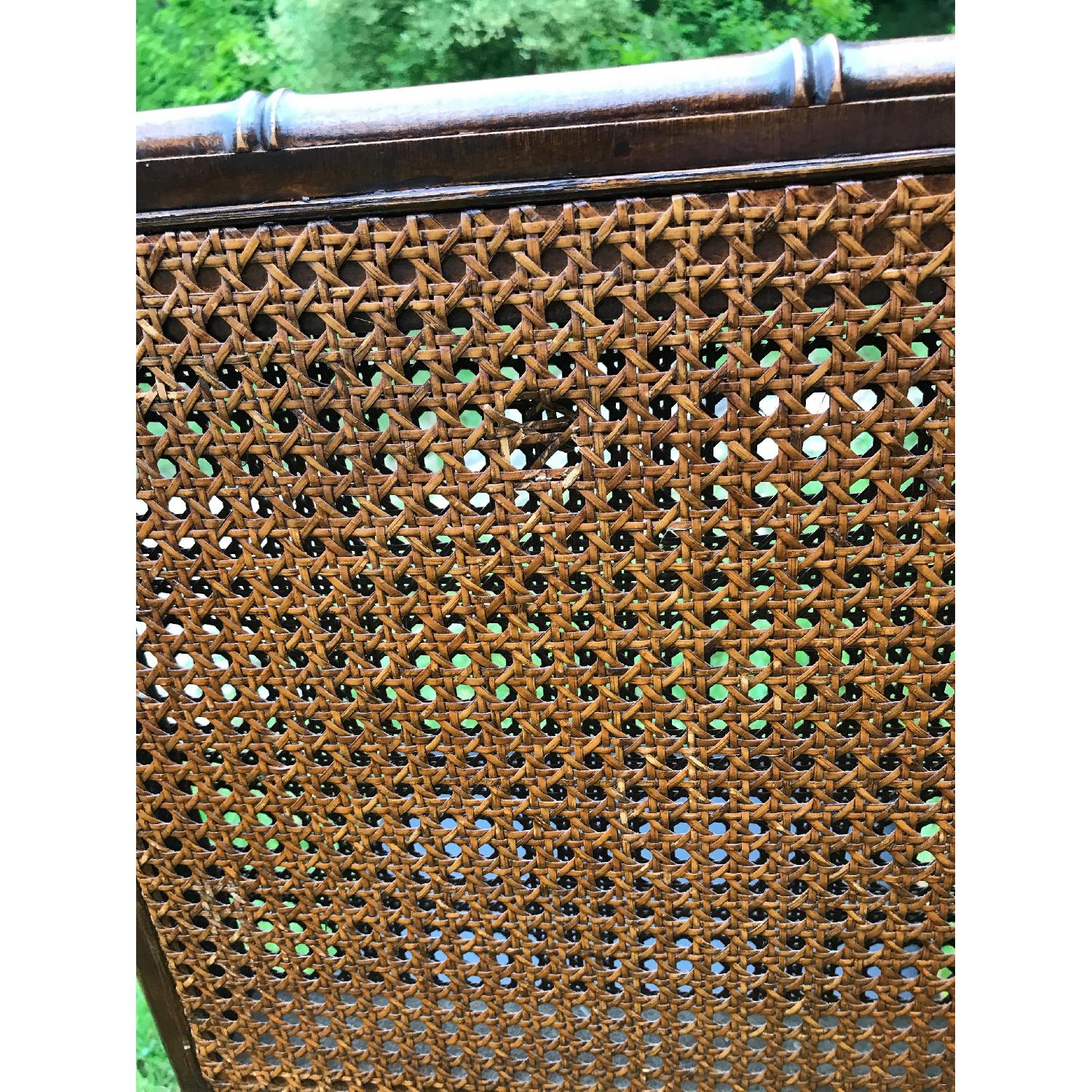 Norquist Faux Bamboo & Cane Folding Table w/ 3 Chairs - image-3