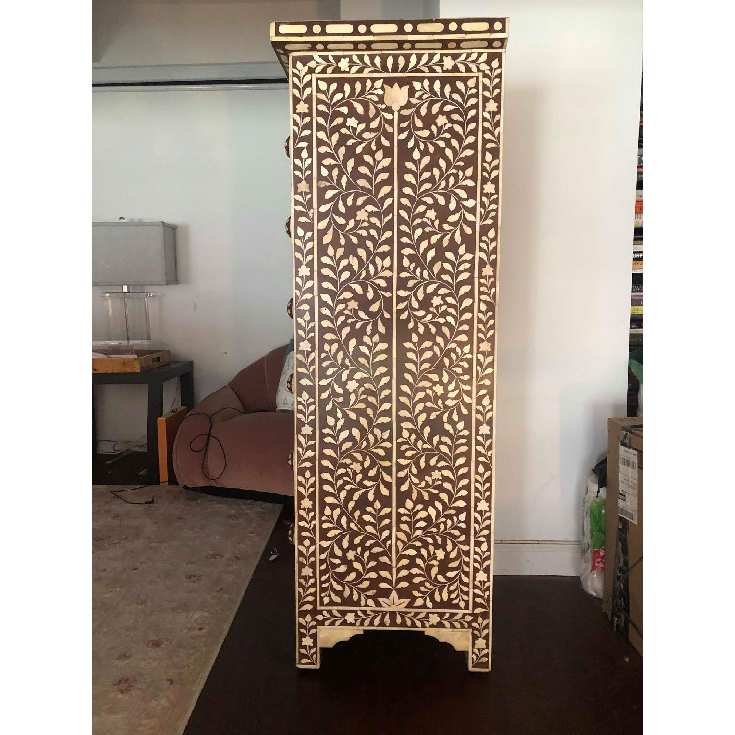 Anthropologie Bone Inlay Lingerie Chest - image-3