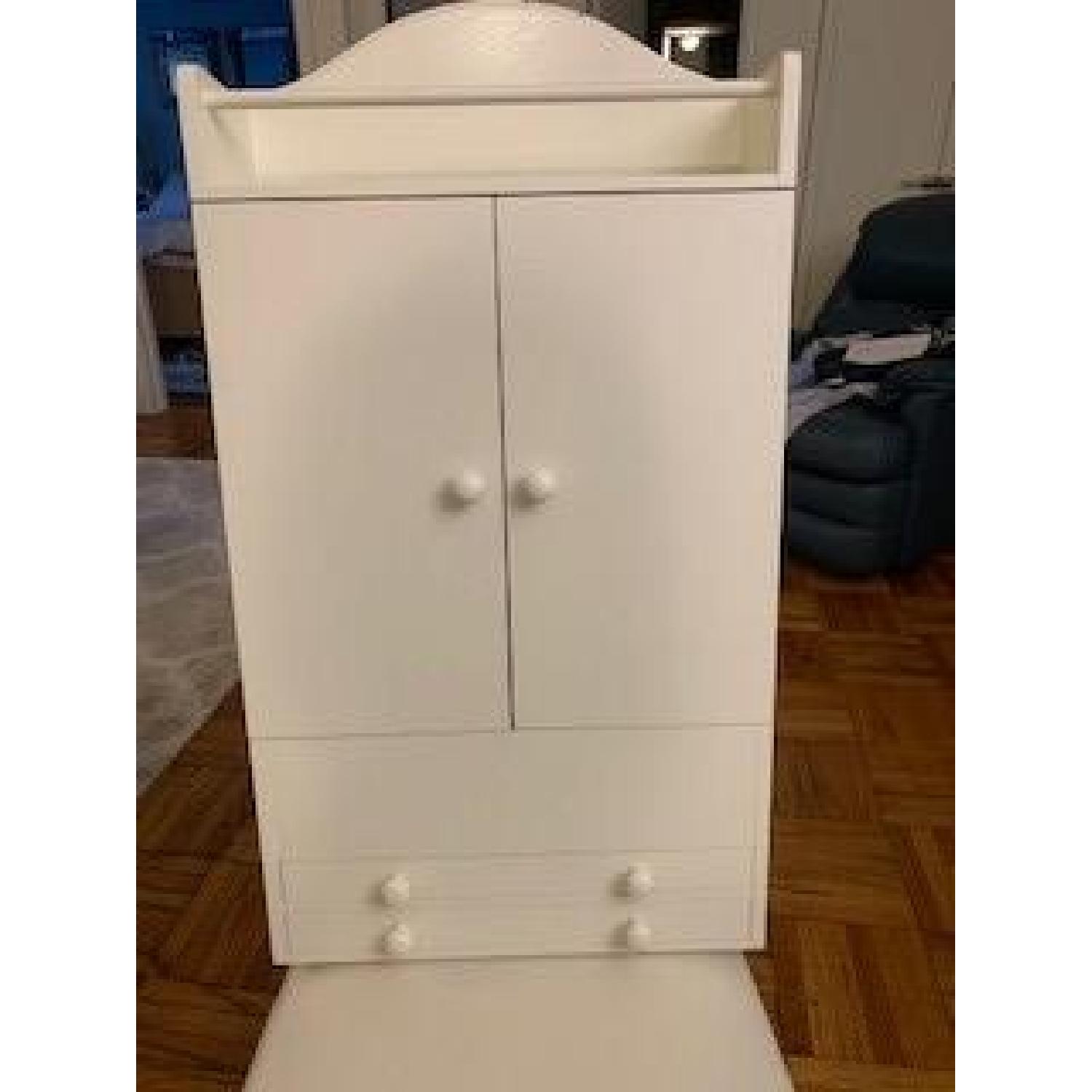 Hanging Jewelry Case w/ Mirror & Storage - image-3