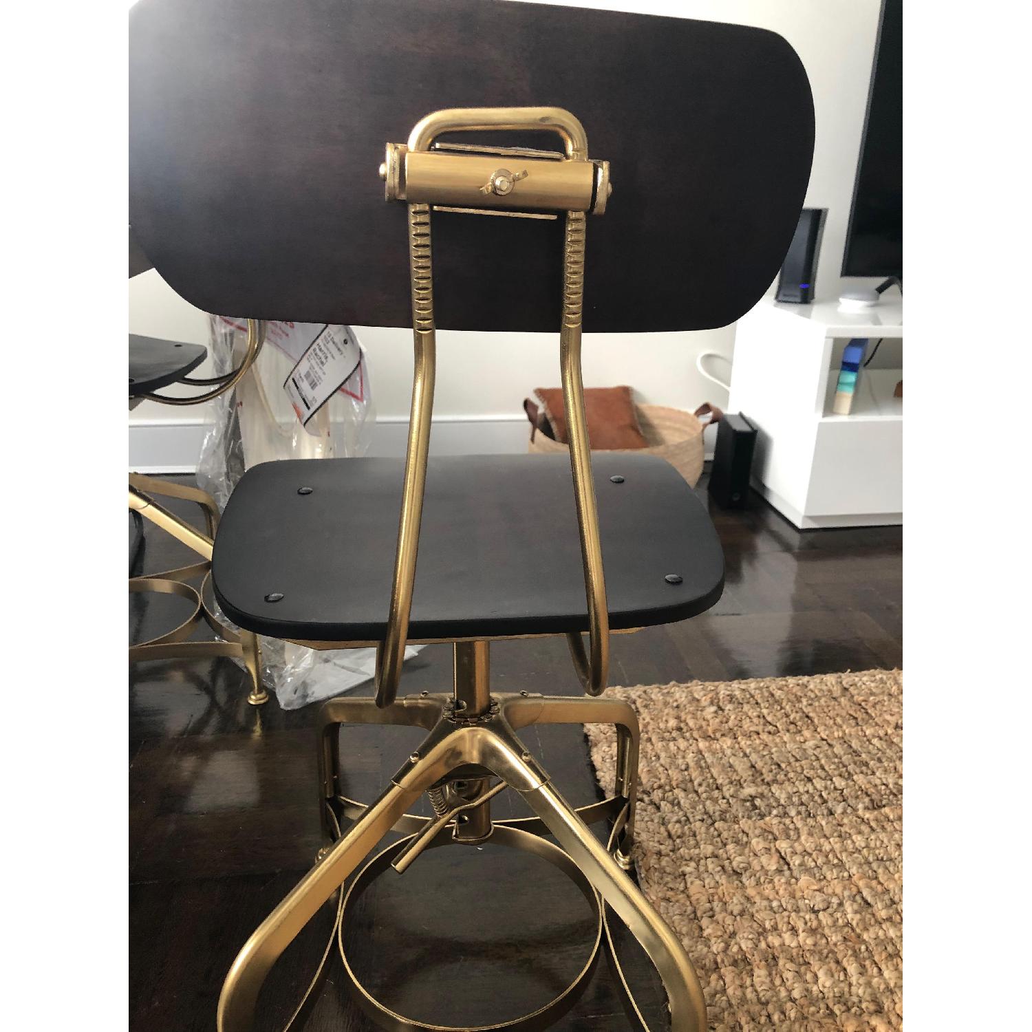 Restoration Hardware 1940s Vintage Toledo Bar Stools - image-3