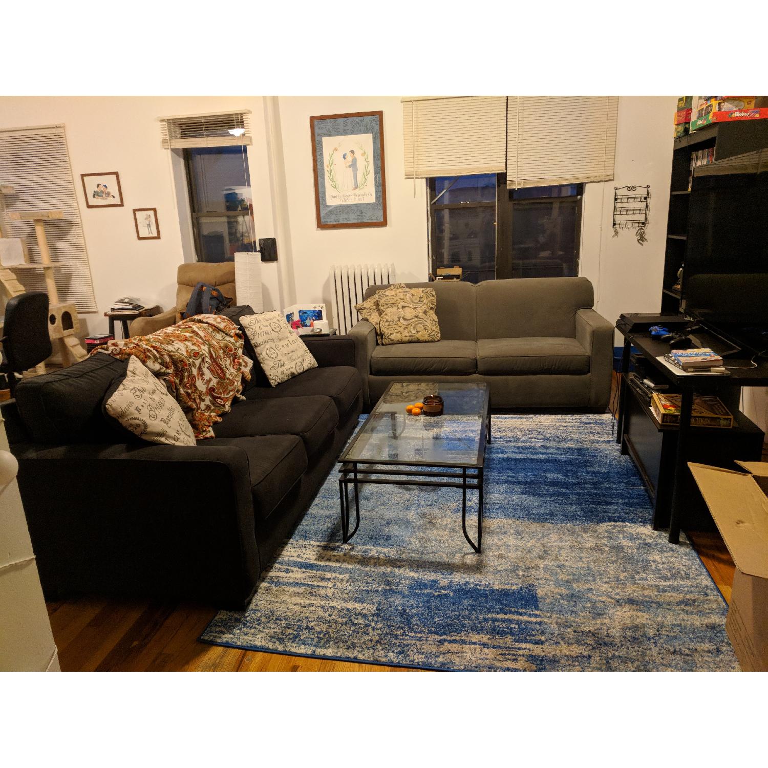 Modern Glass Coffee Table + Matching End Tables - image-3