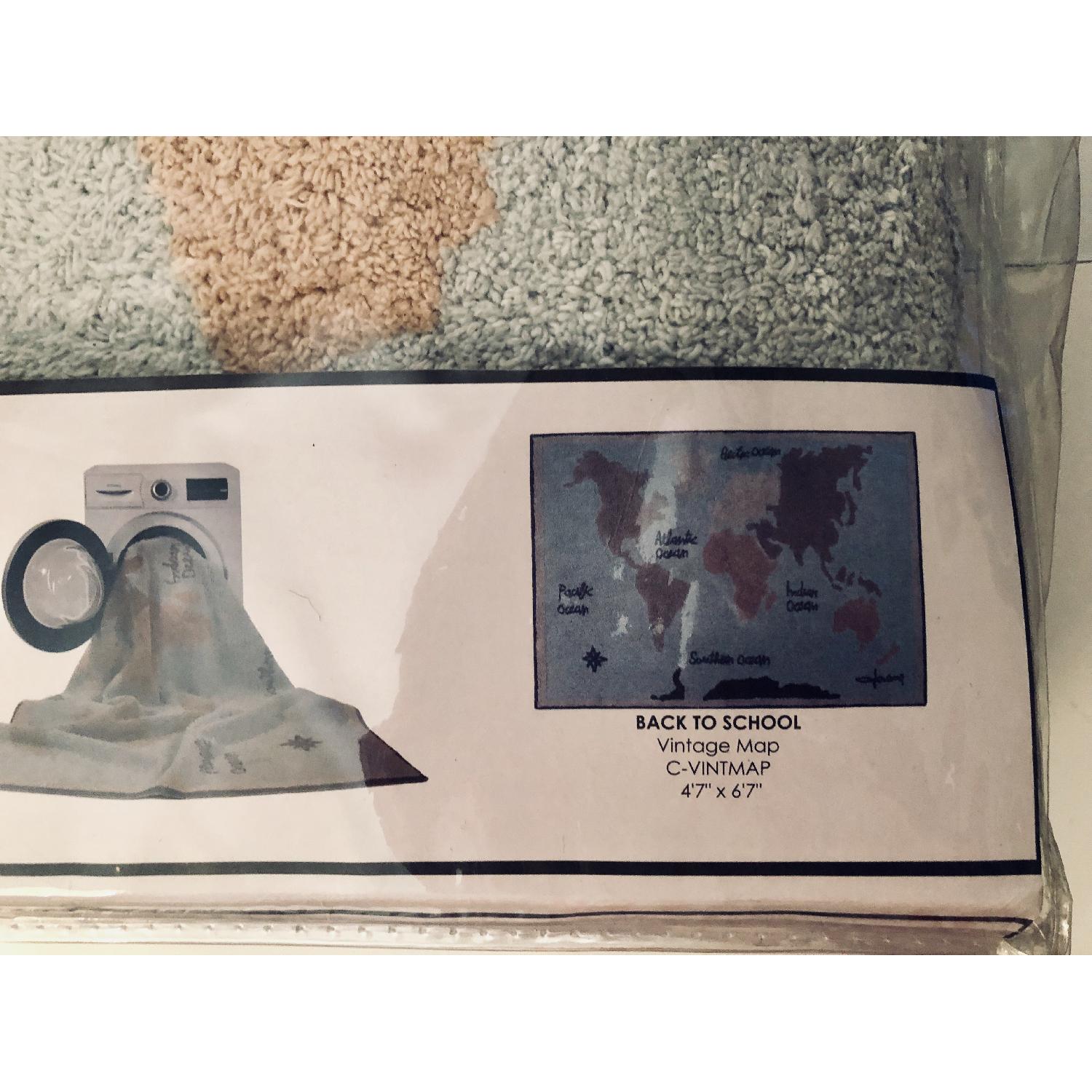 Kids World Map Area Rug - image-4