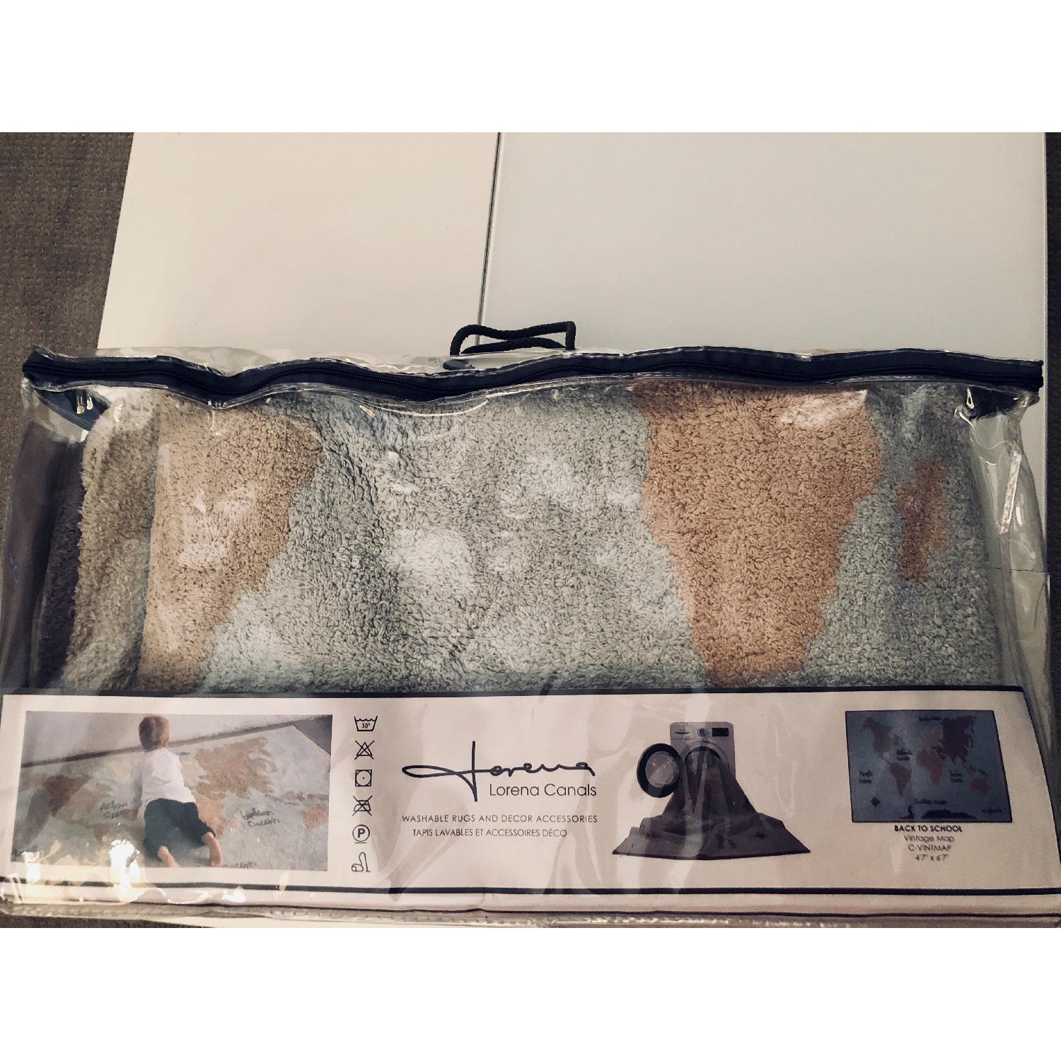 Kids World Map Area Rug - image-6