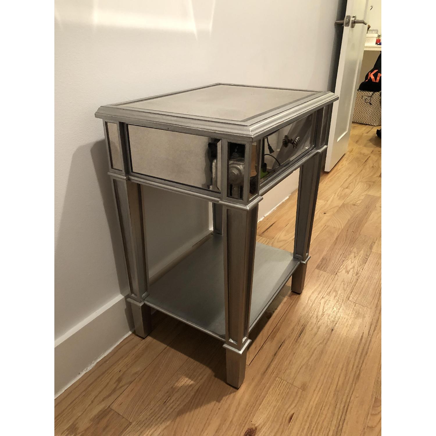 Pier 1 Mirrored Nightstand AptDeco