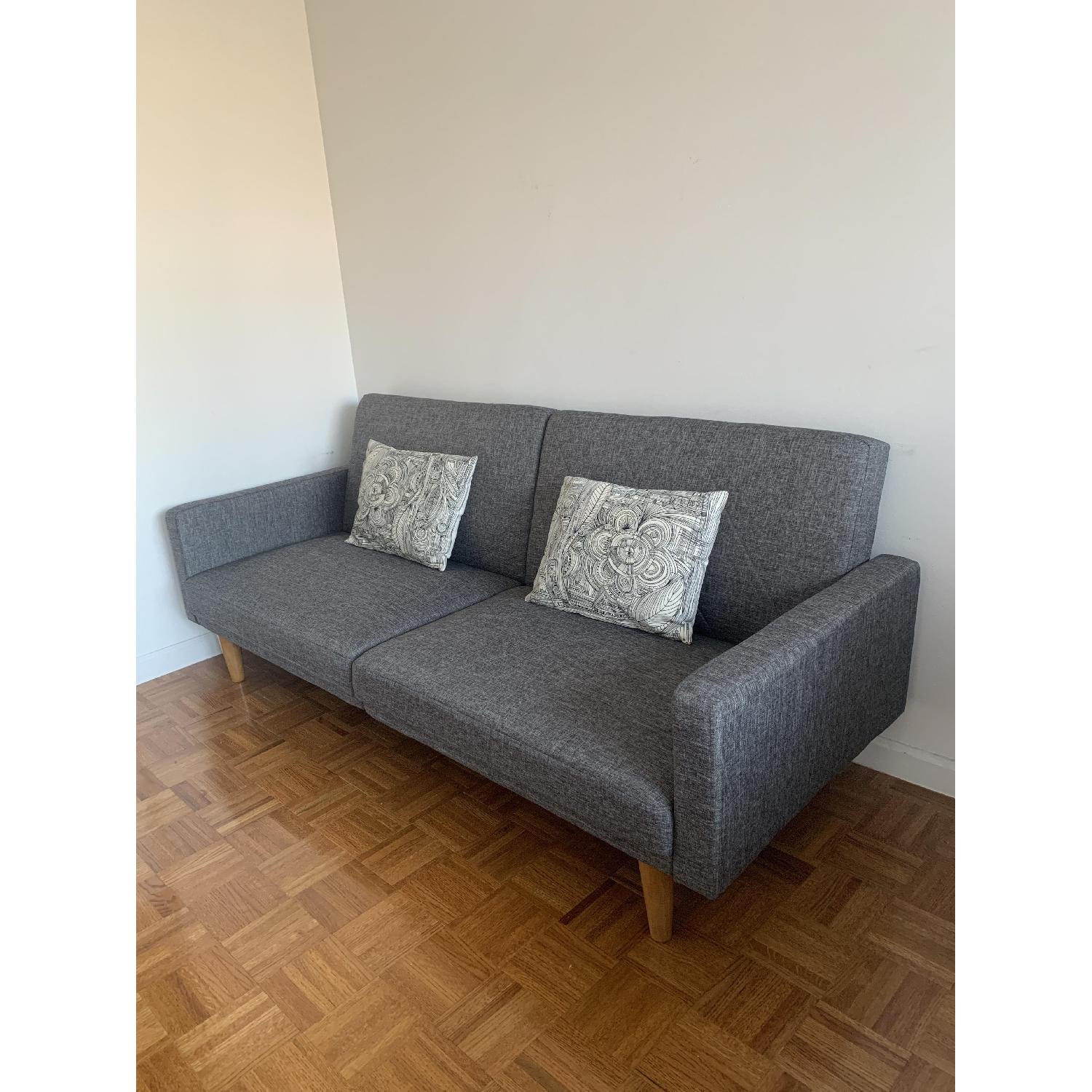 Langley Street Heritage Grey Sleeper sofa - image-2