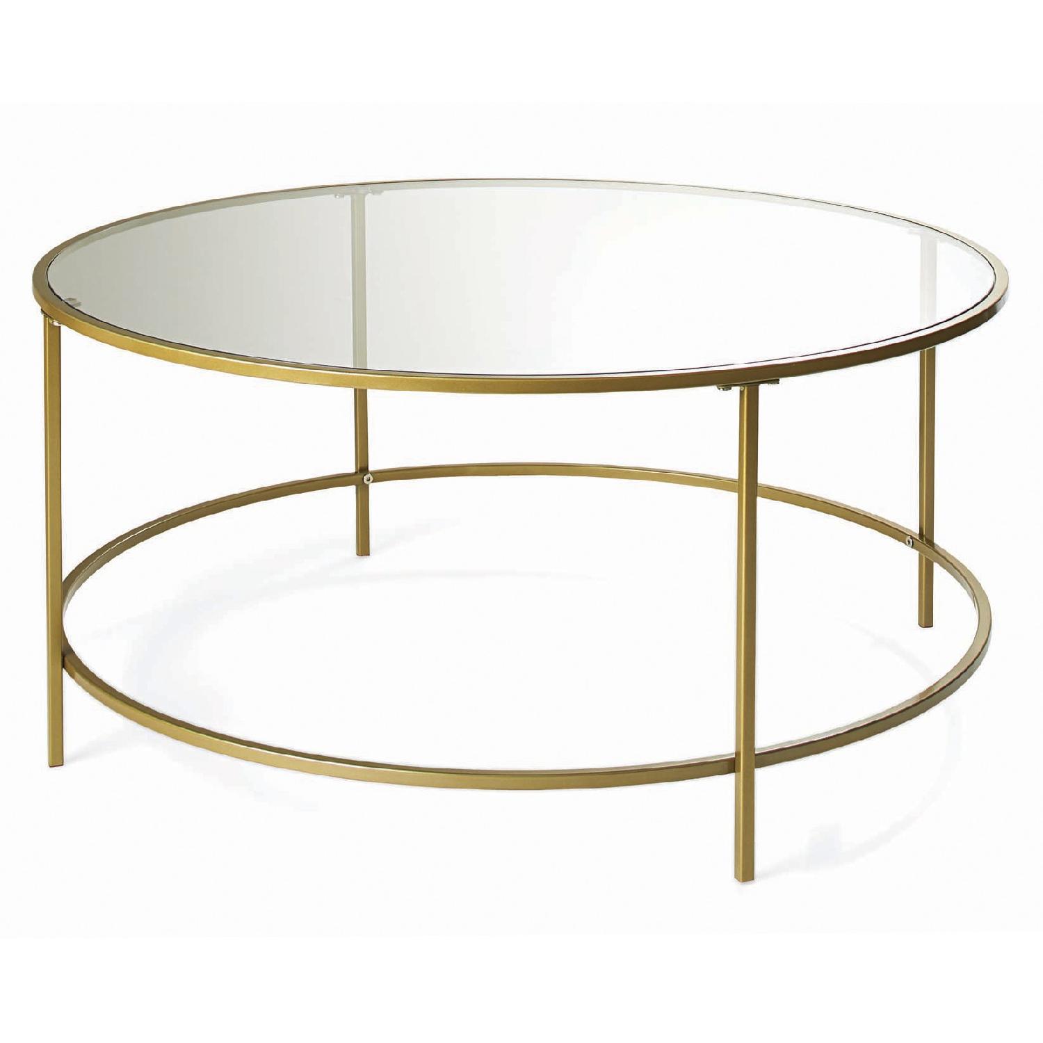 Better Homes & Gardens Nola Coffee Table In Gold Finish - image-0